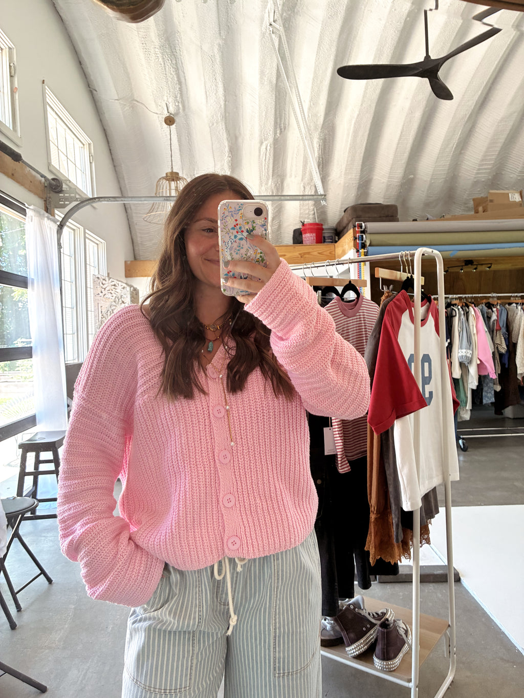 Strawberry Milkshake Cardi