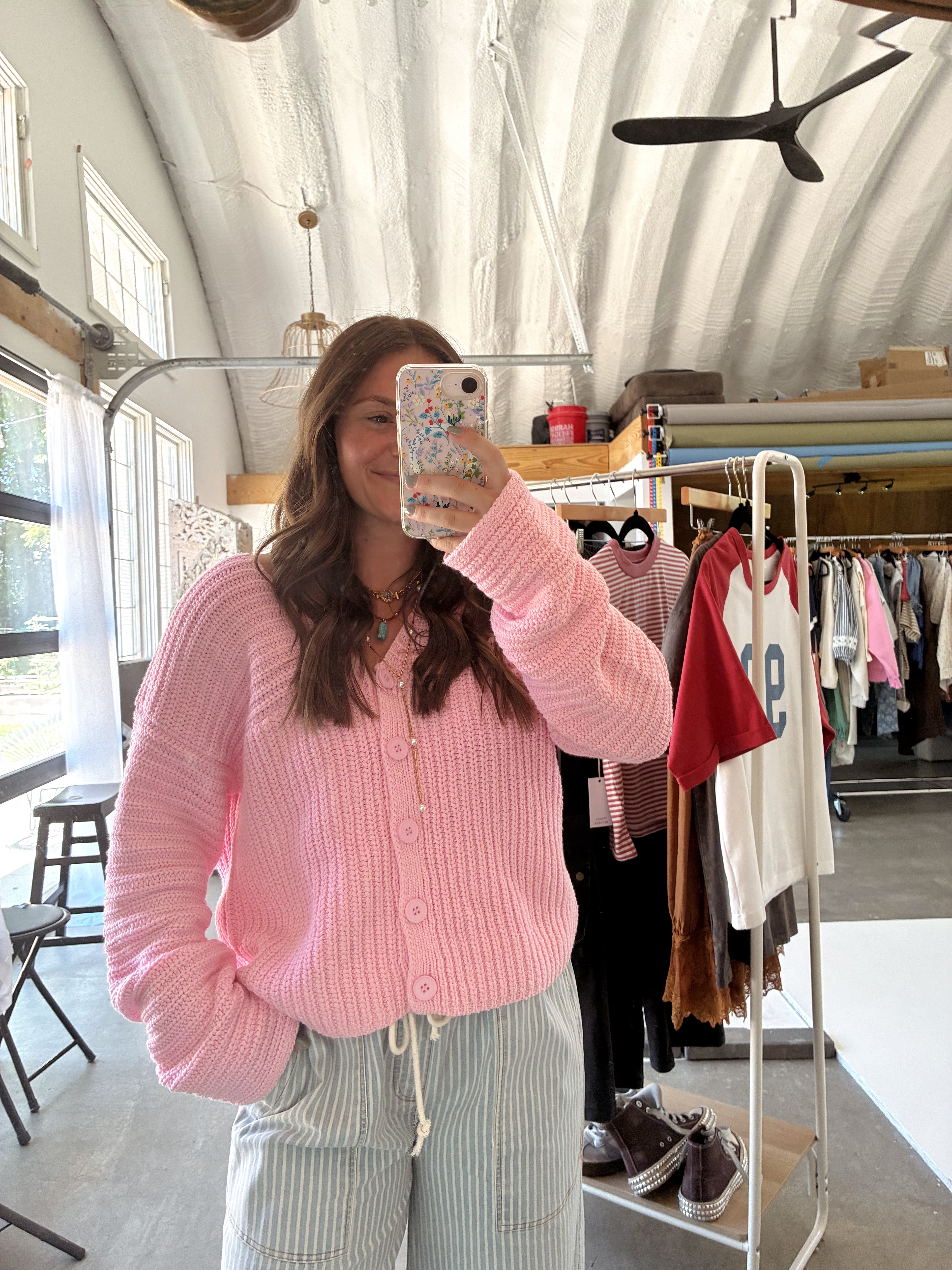 Strawberry Milkshake Cardi
