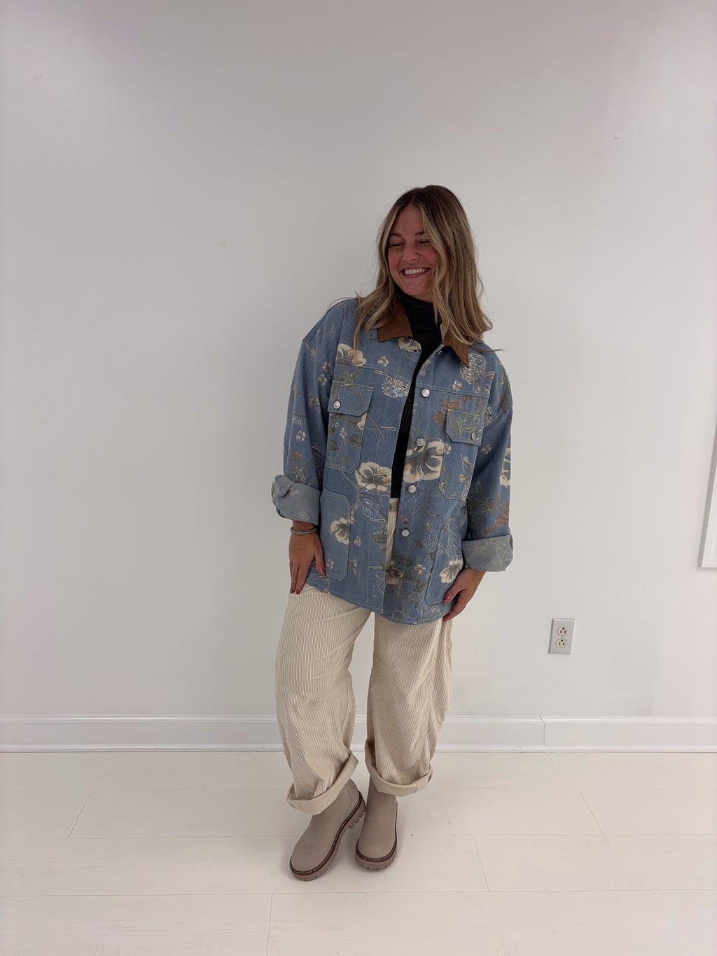 Finley Floral Barn Jacket