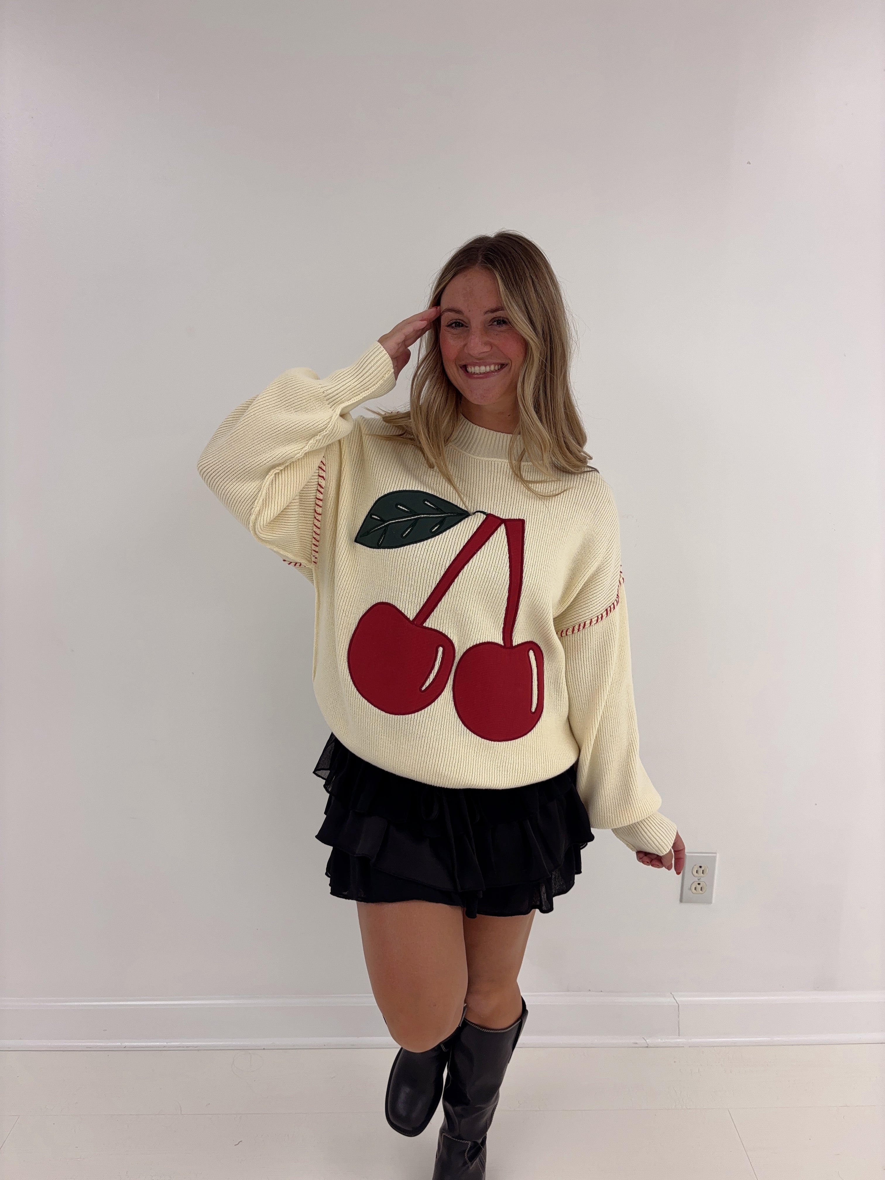 Cherry Patch Sweater