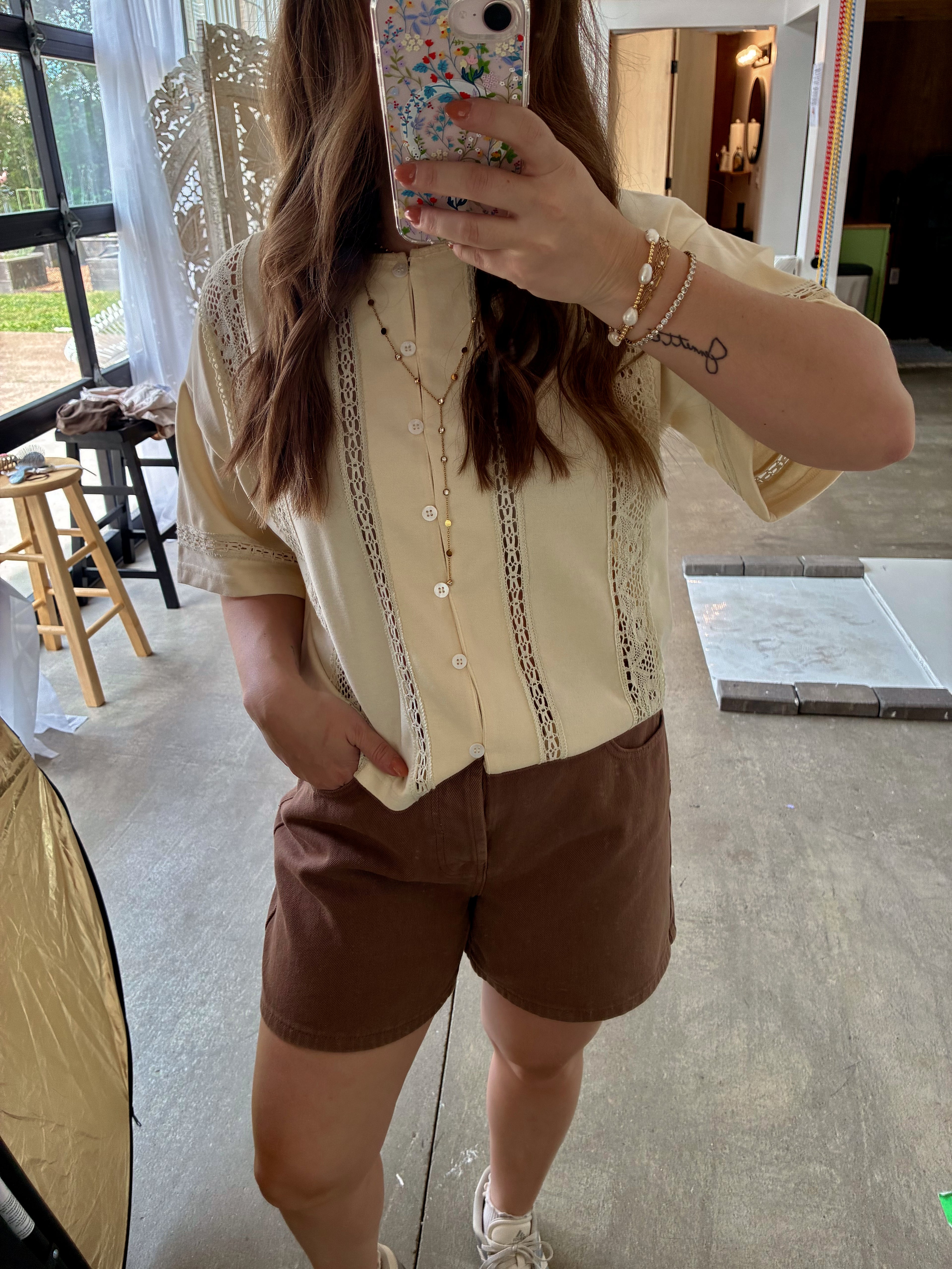 Coco Button Shorts