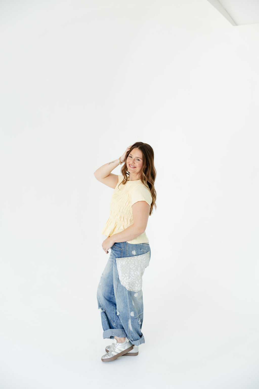 Honey Haven Smocked Top