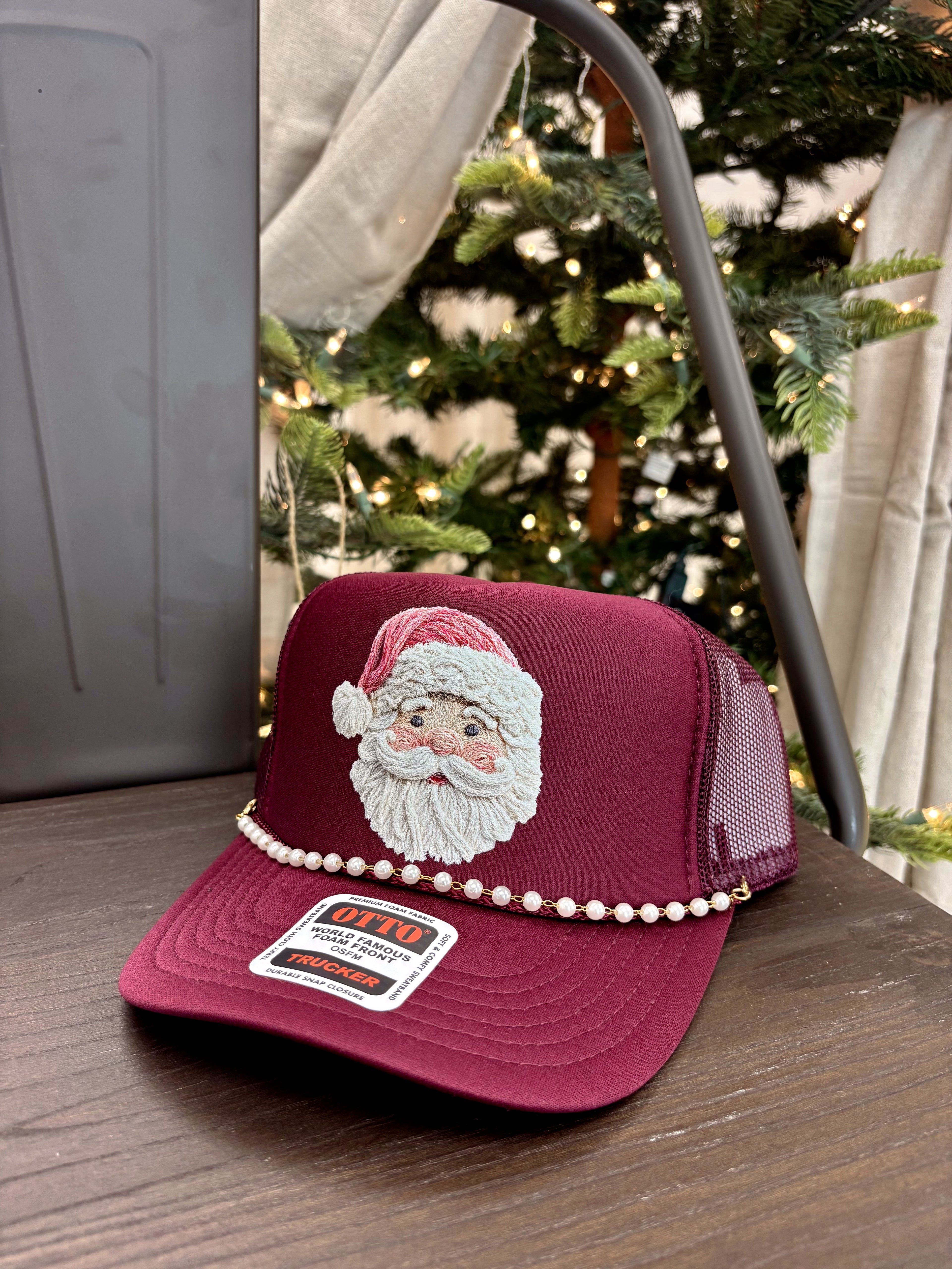 Yarn Santa Trucker Hat