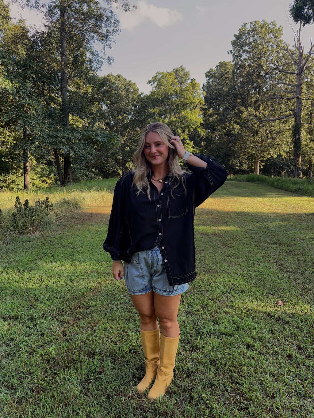 Lucy Button Down Top