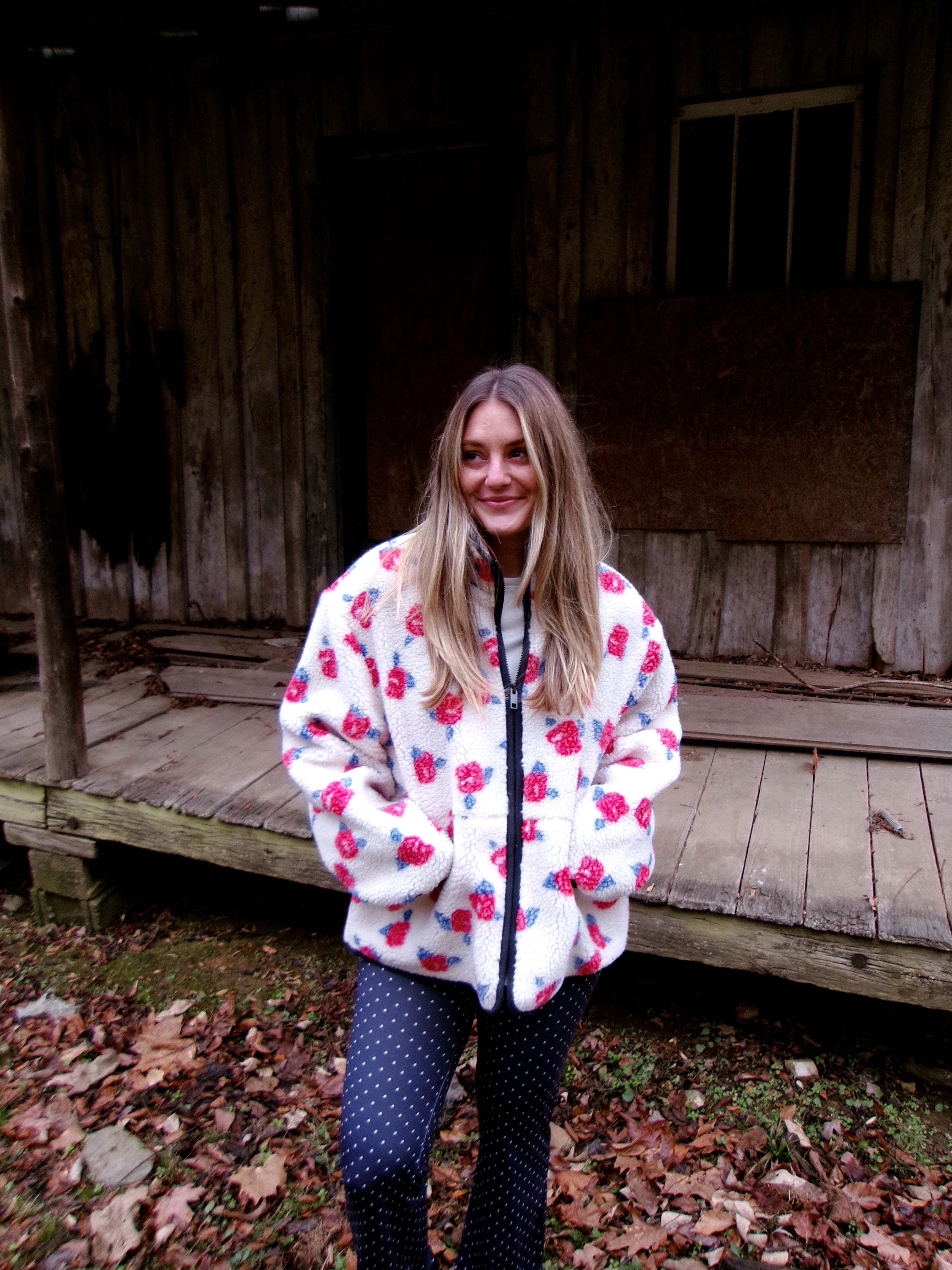 Flower Power Sherpa Jacket