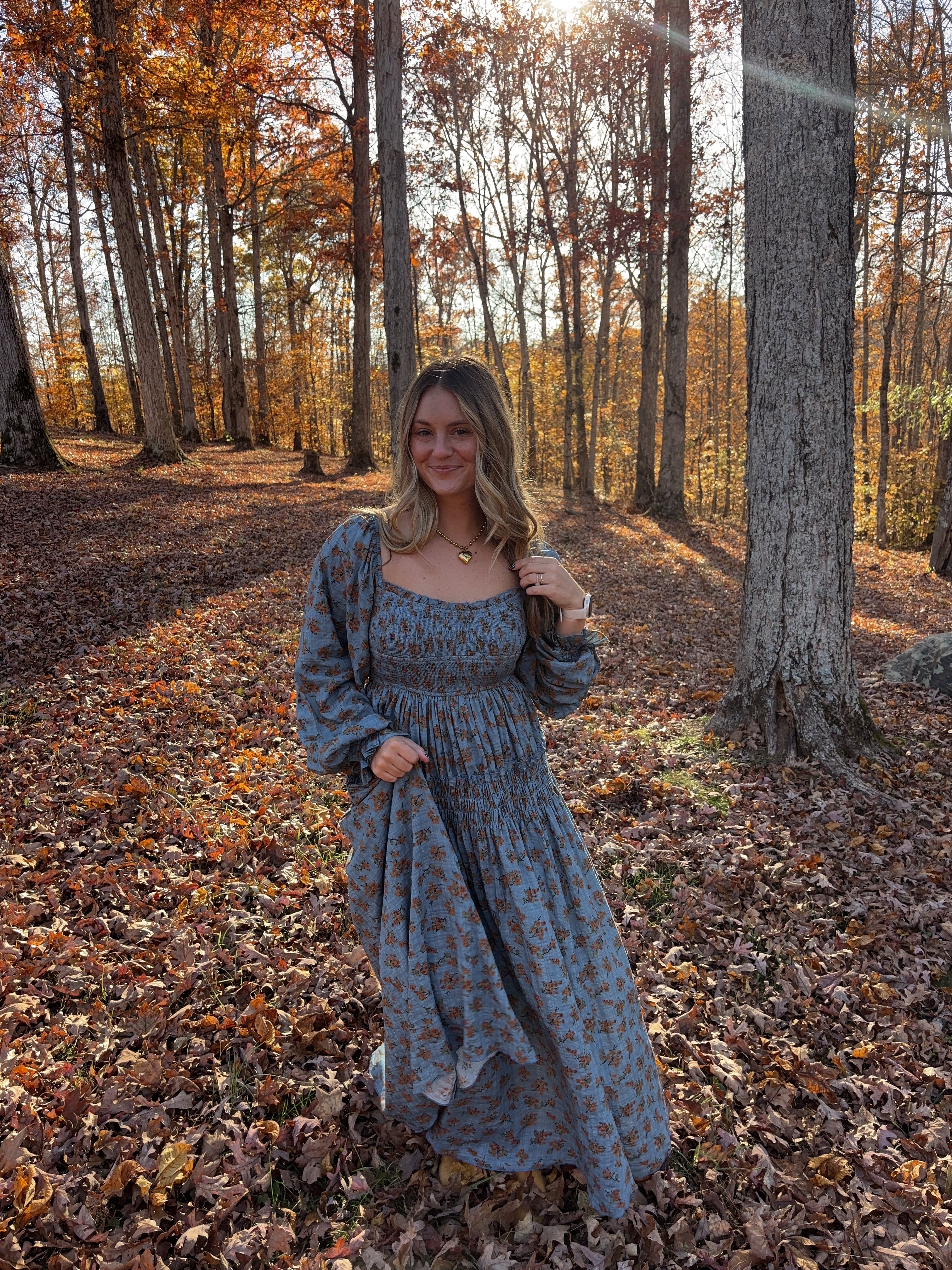 Falling For You Floral Dress