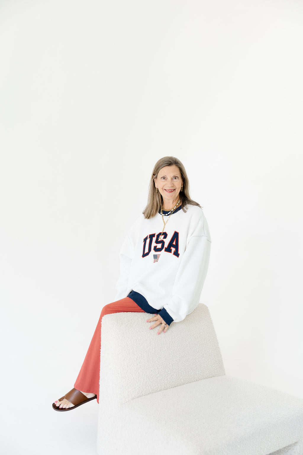 USA Colorblock Pullover