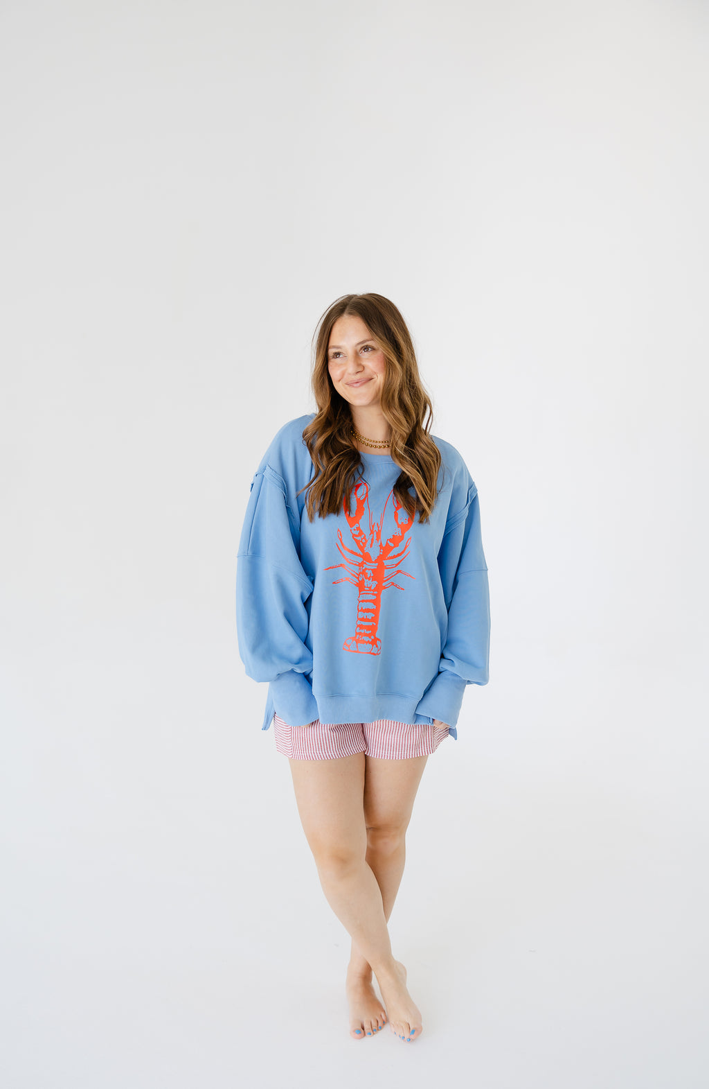 Lobster Printed Pullover