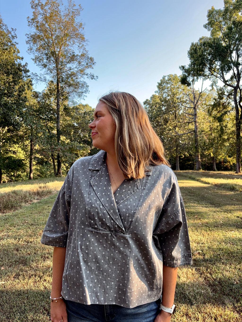 Dottie Polka Dot Top
