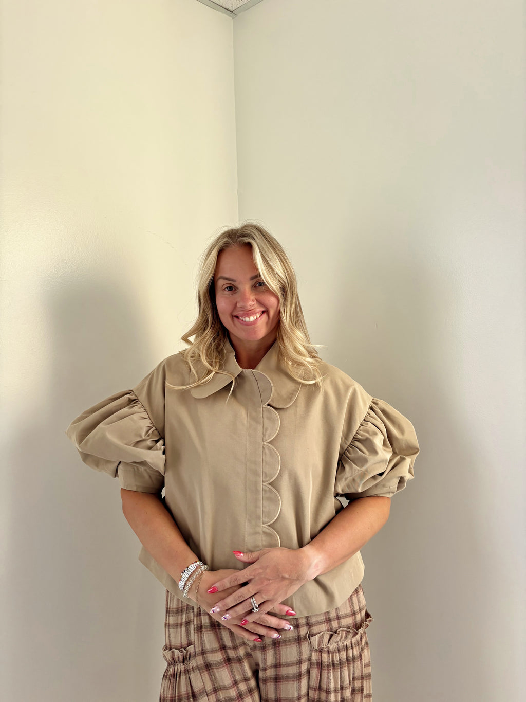 Mable Puffed Sleeve Jacket