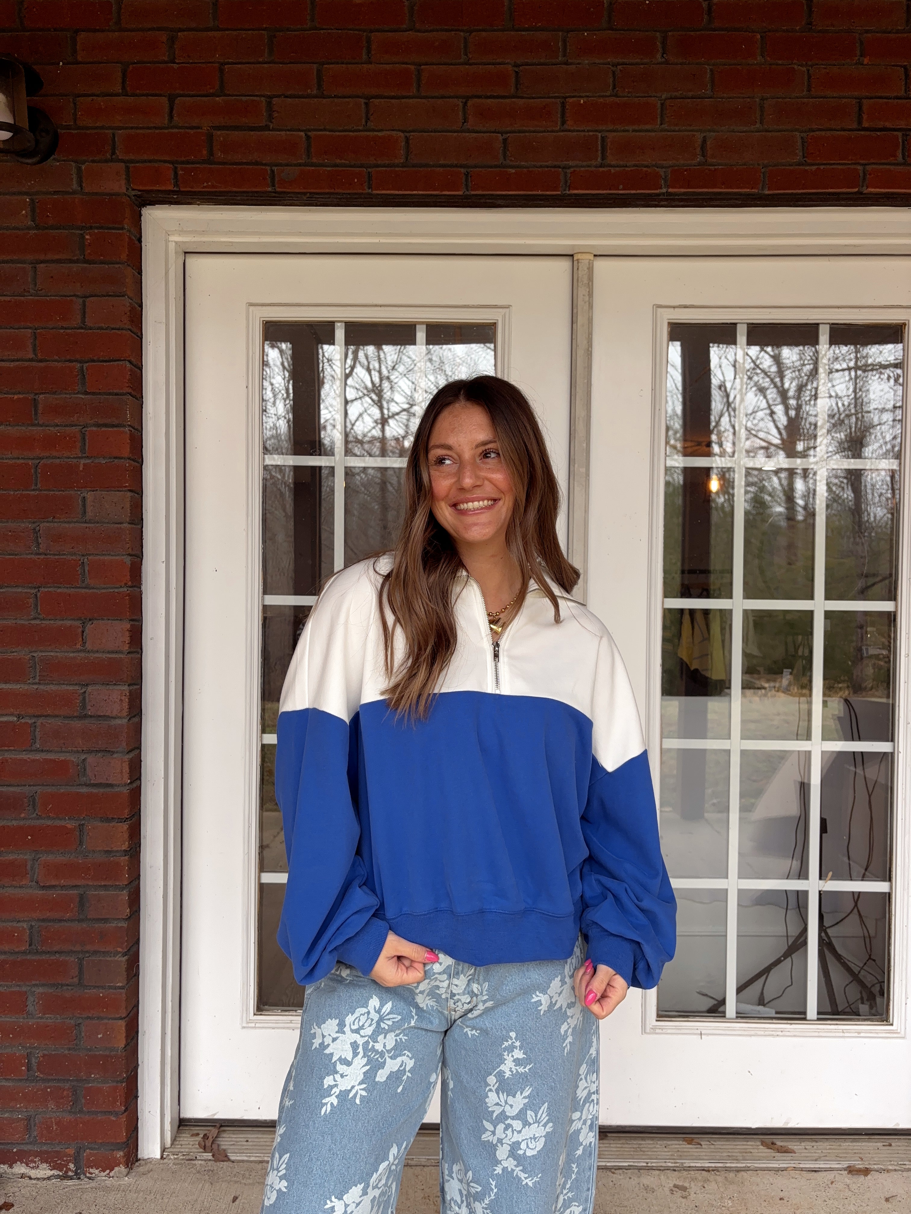 Cozy Cobalt Pullover