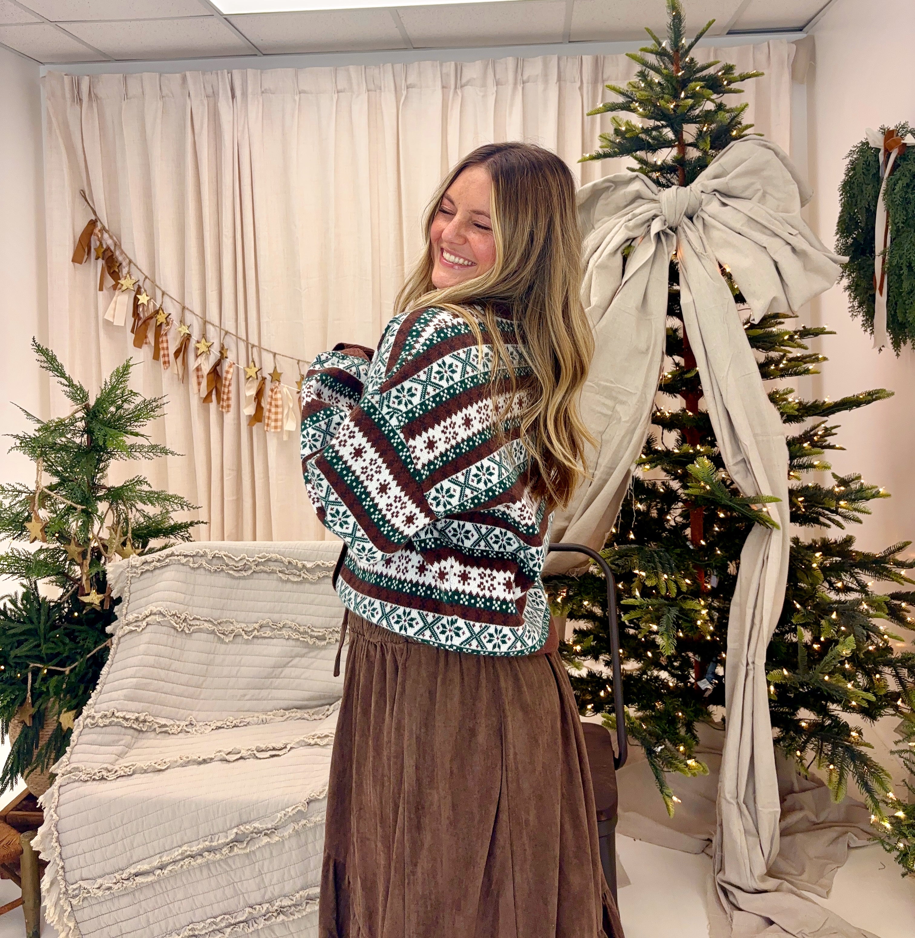 Winter Green Cardigan