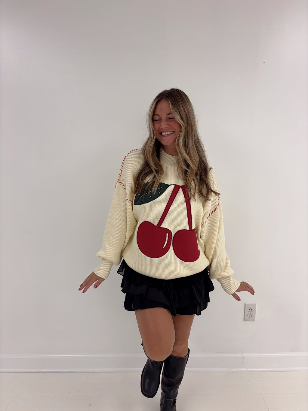 Cherry Patch Sweater