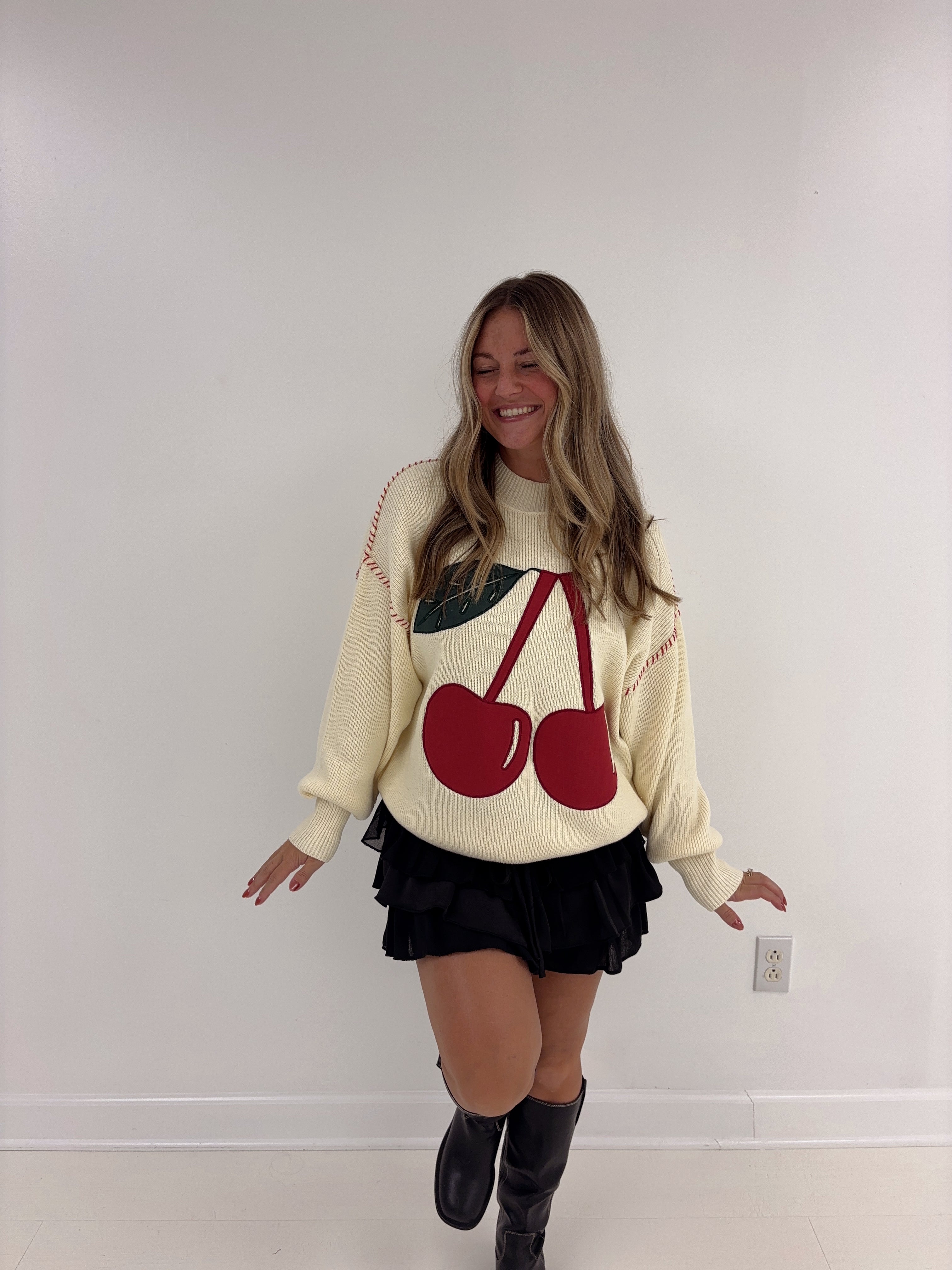 Cherry Patch Sweater