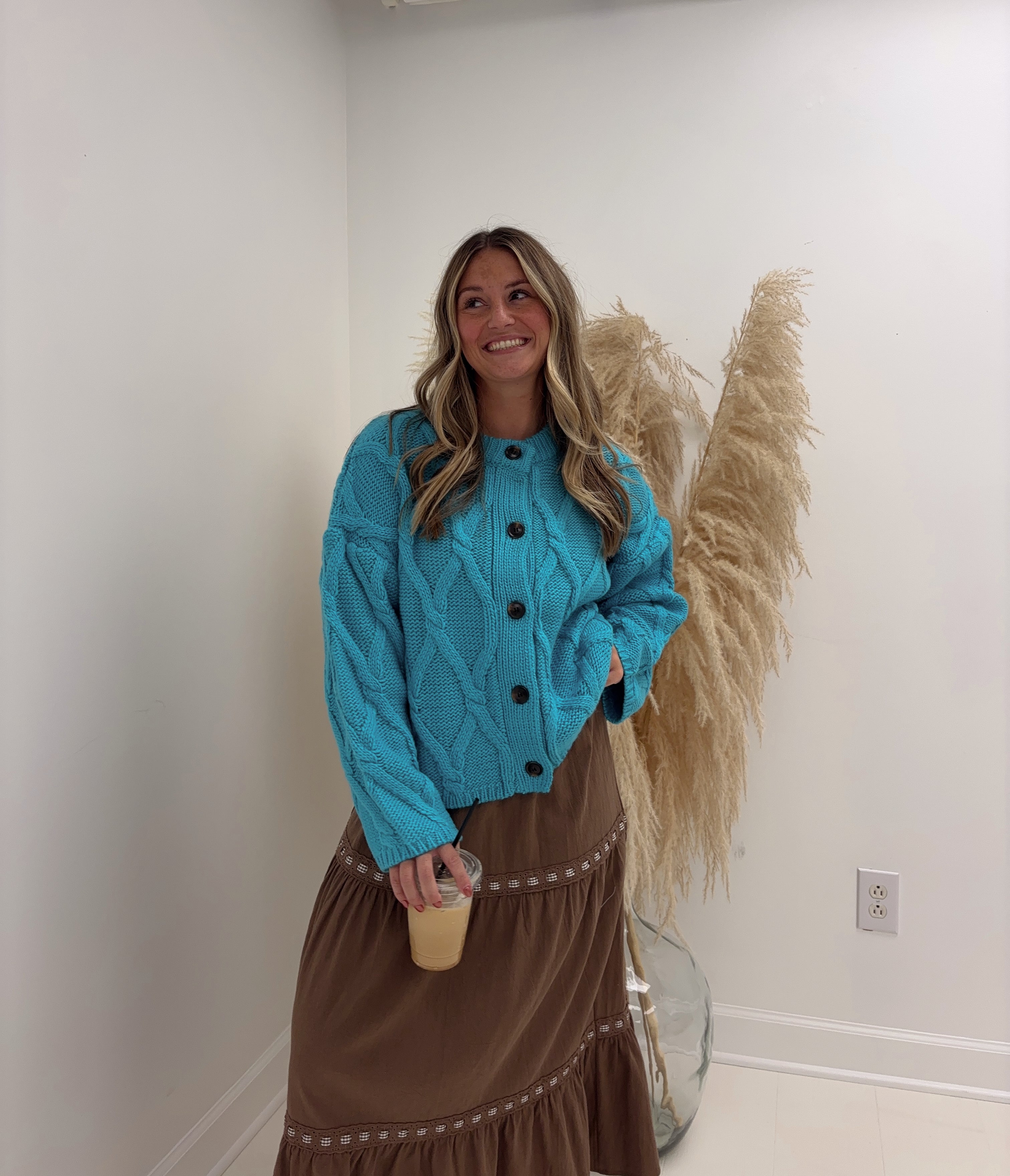 Enchanting Cable Knit Cardigan