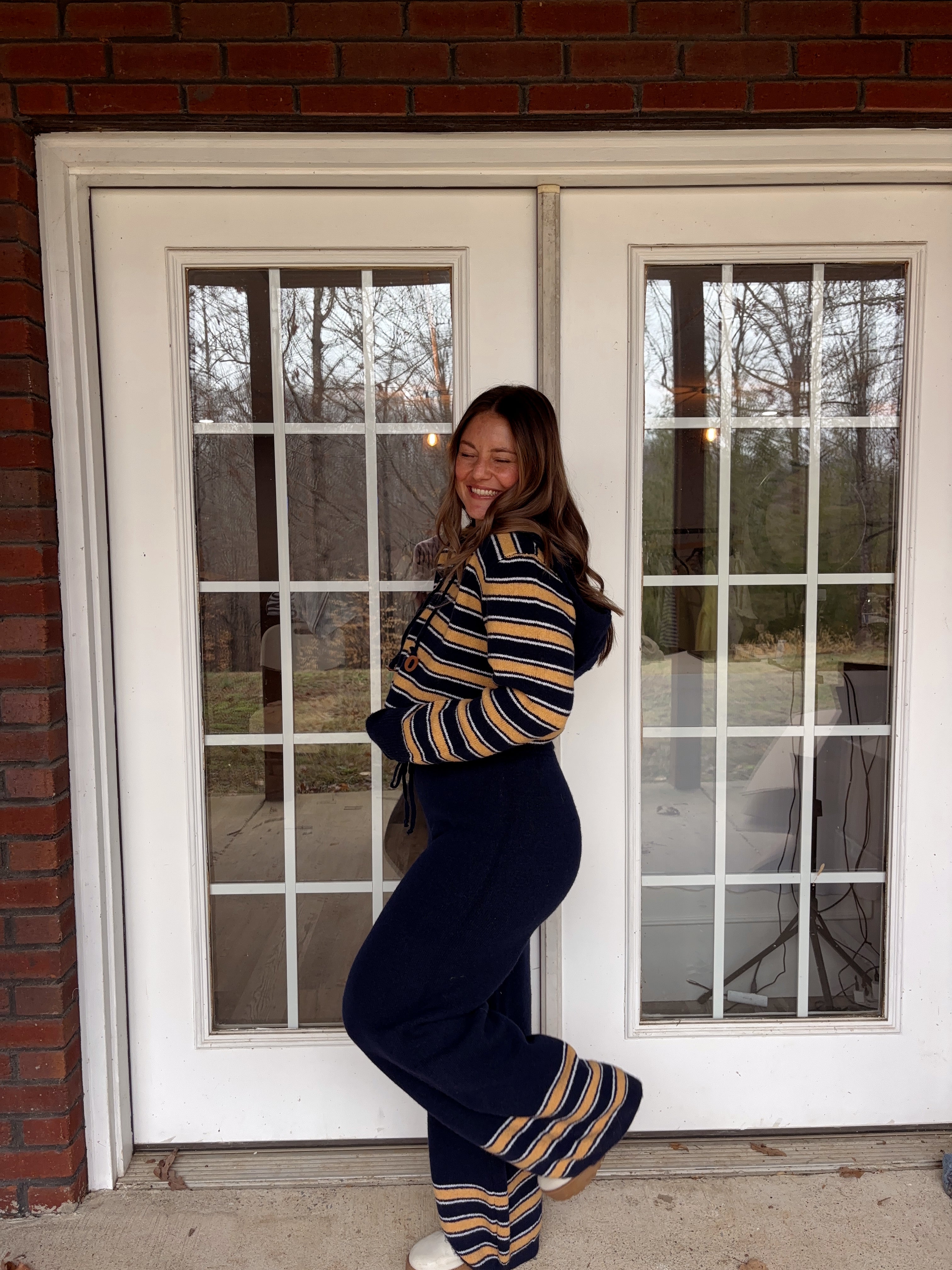 Marigold Striped Set