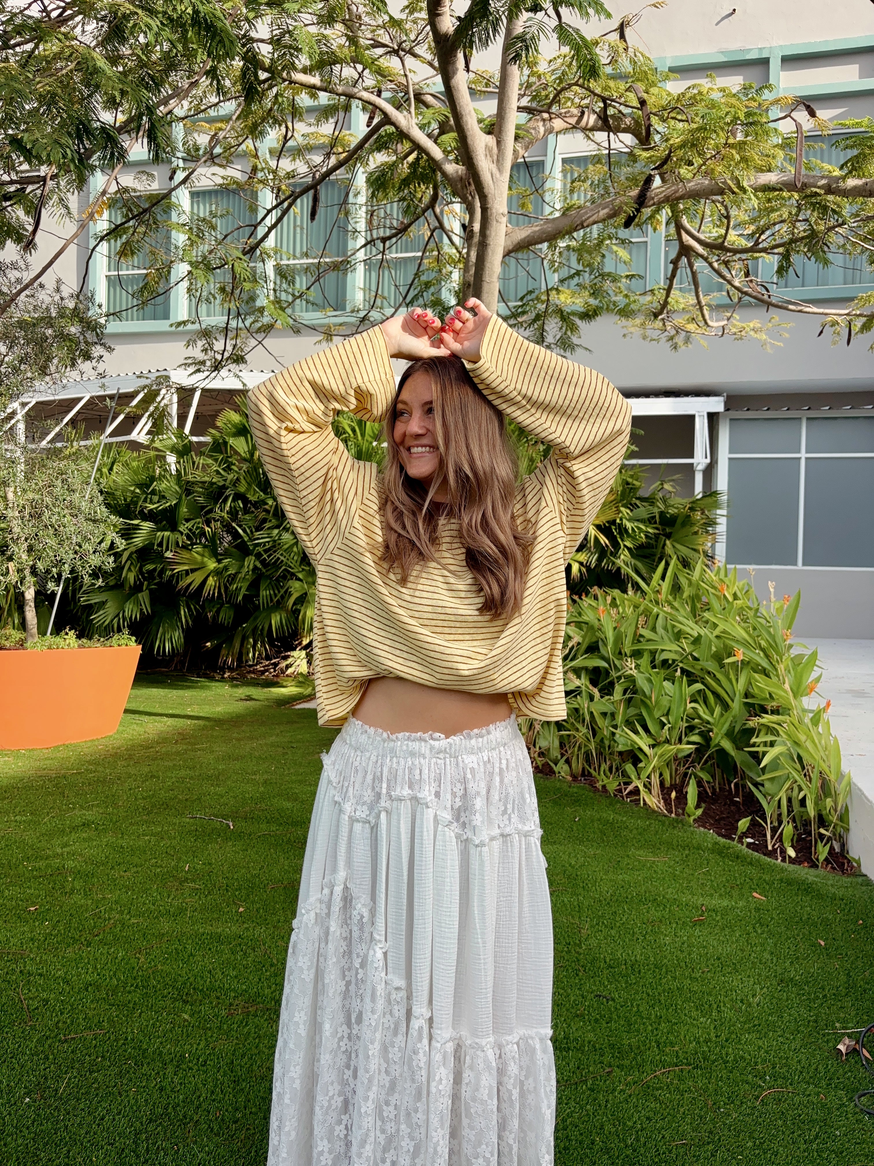 Lemonade Striped Top