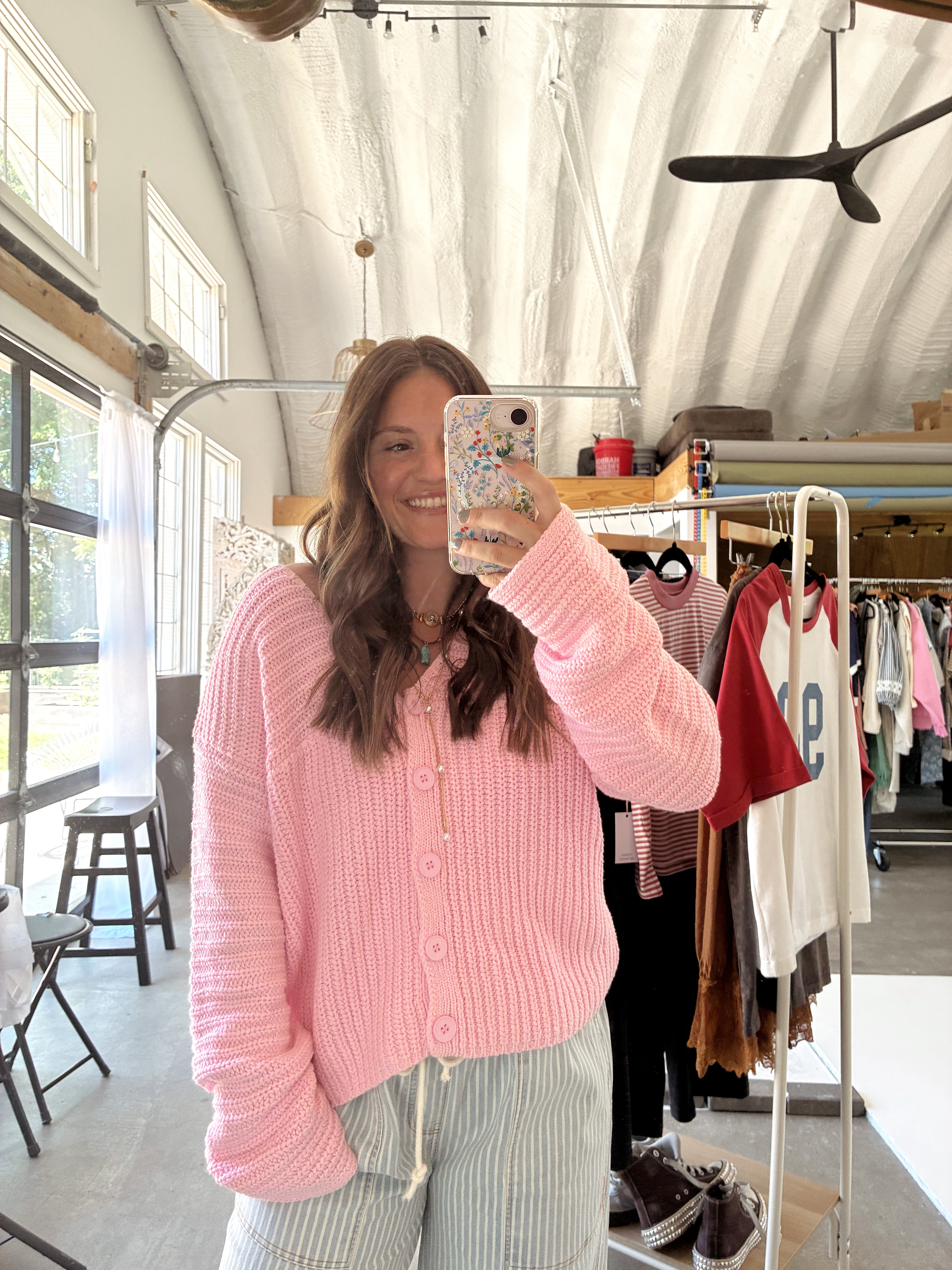 Strawberry Milkshake Cardi