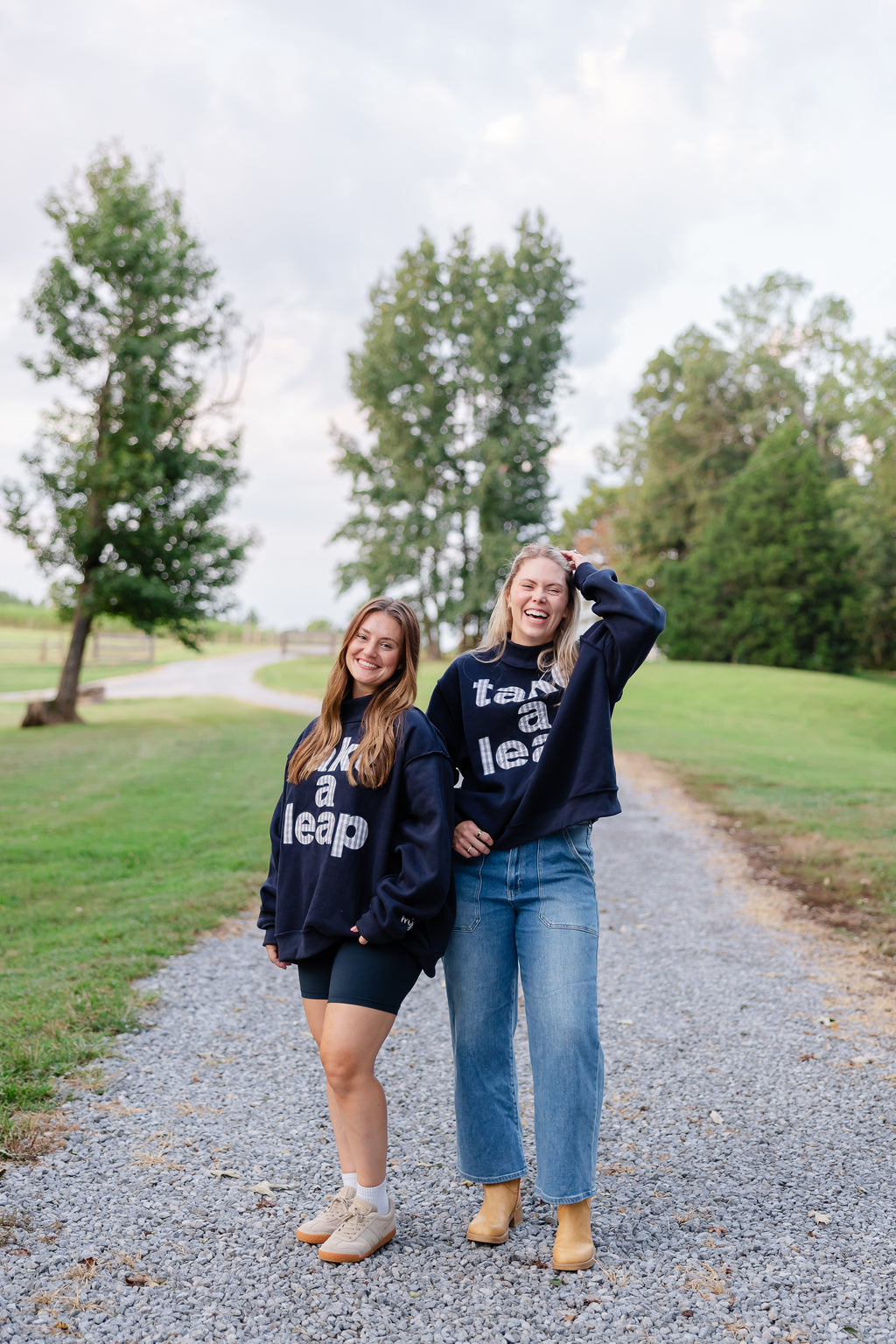 "Take A Leap" Mockneck