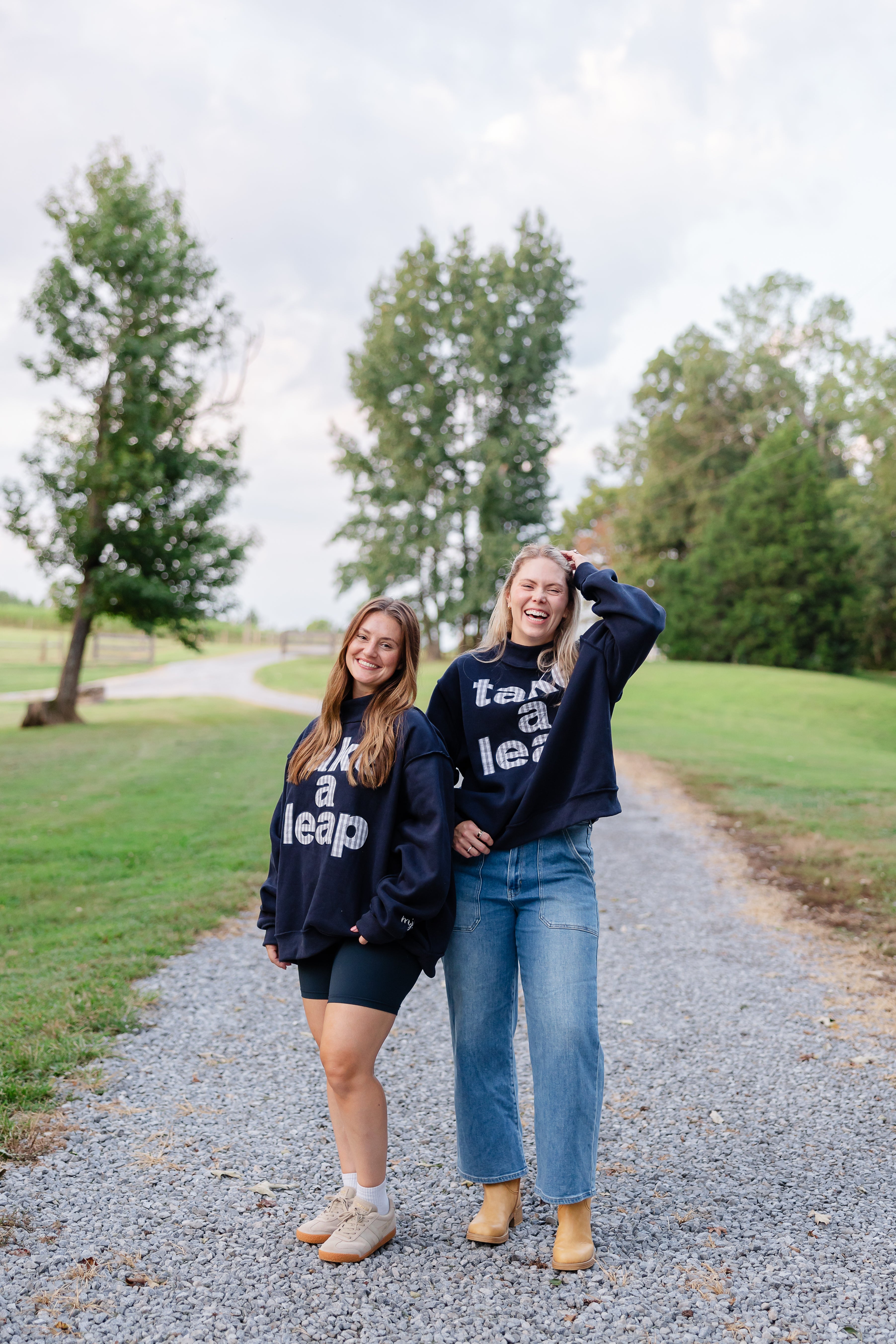 "Take A Leap" Mockneck