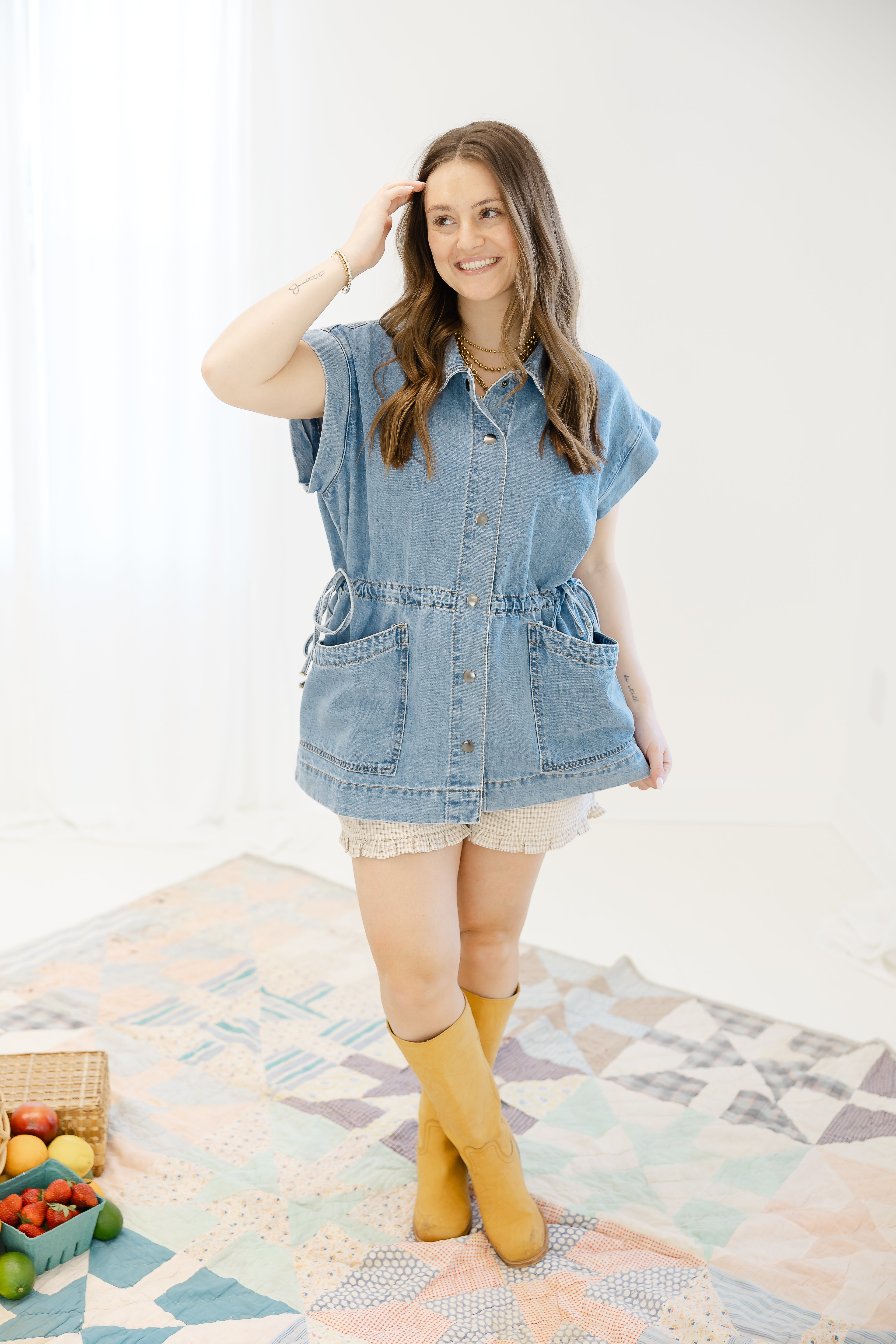 Darling Denim Vest