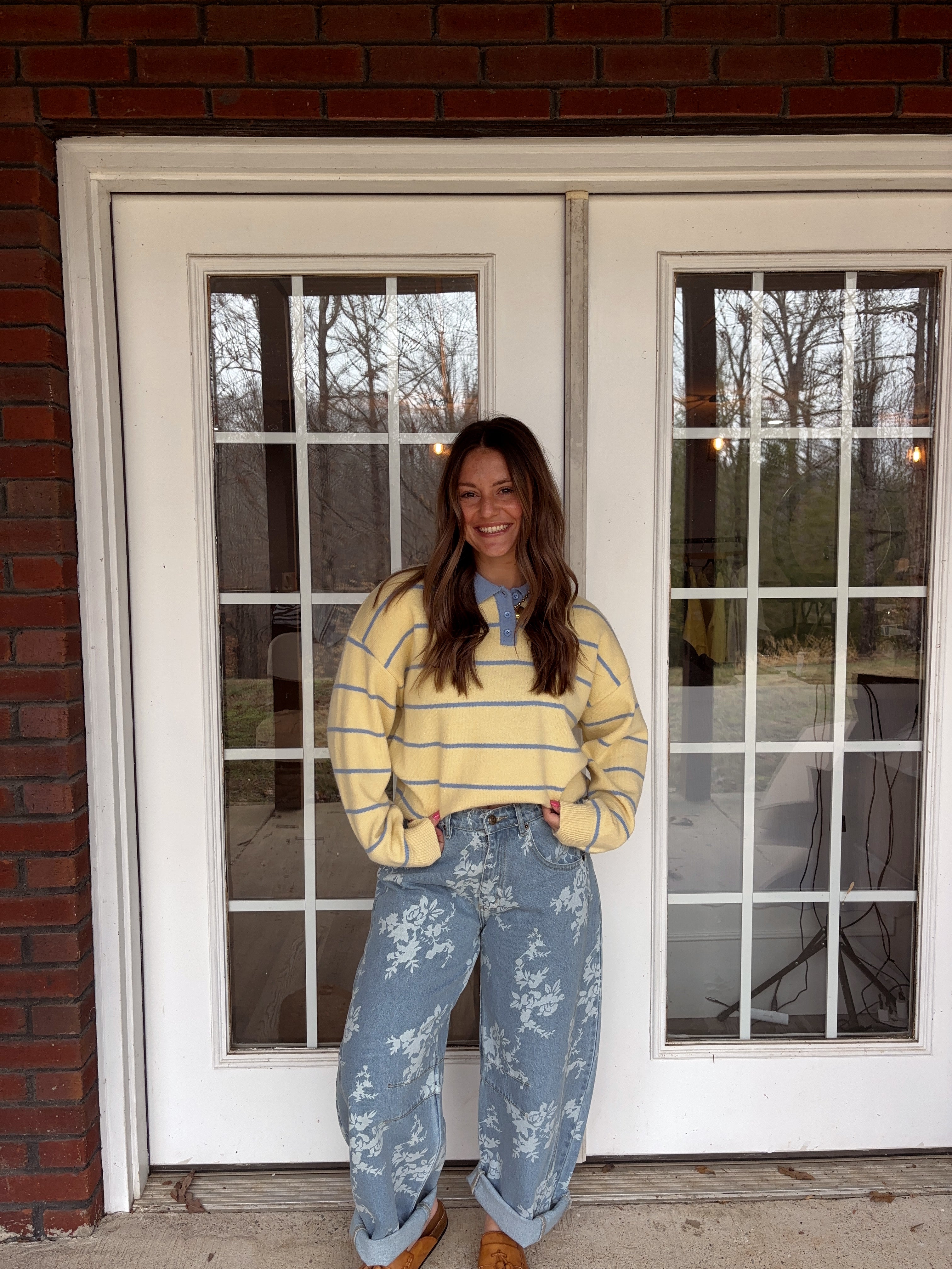 Joanna Striped Rugby Sweater