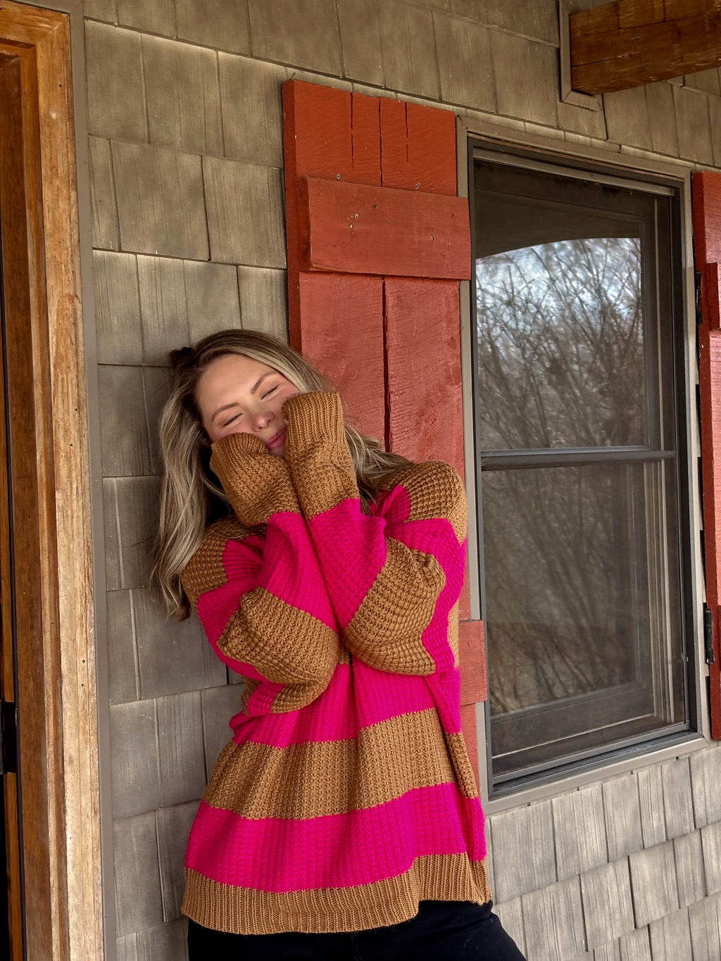 Franceen Striped Sweater