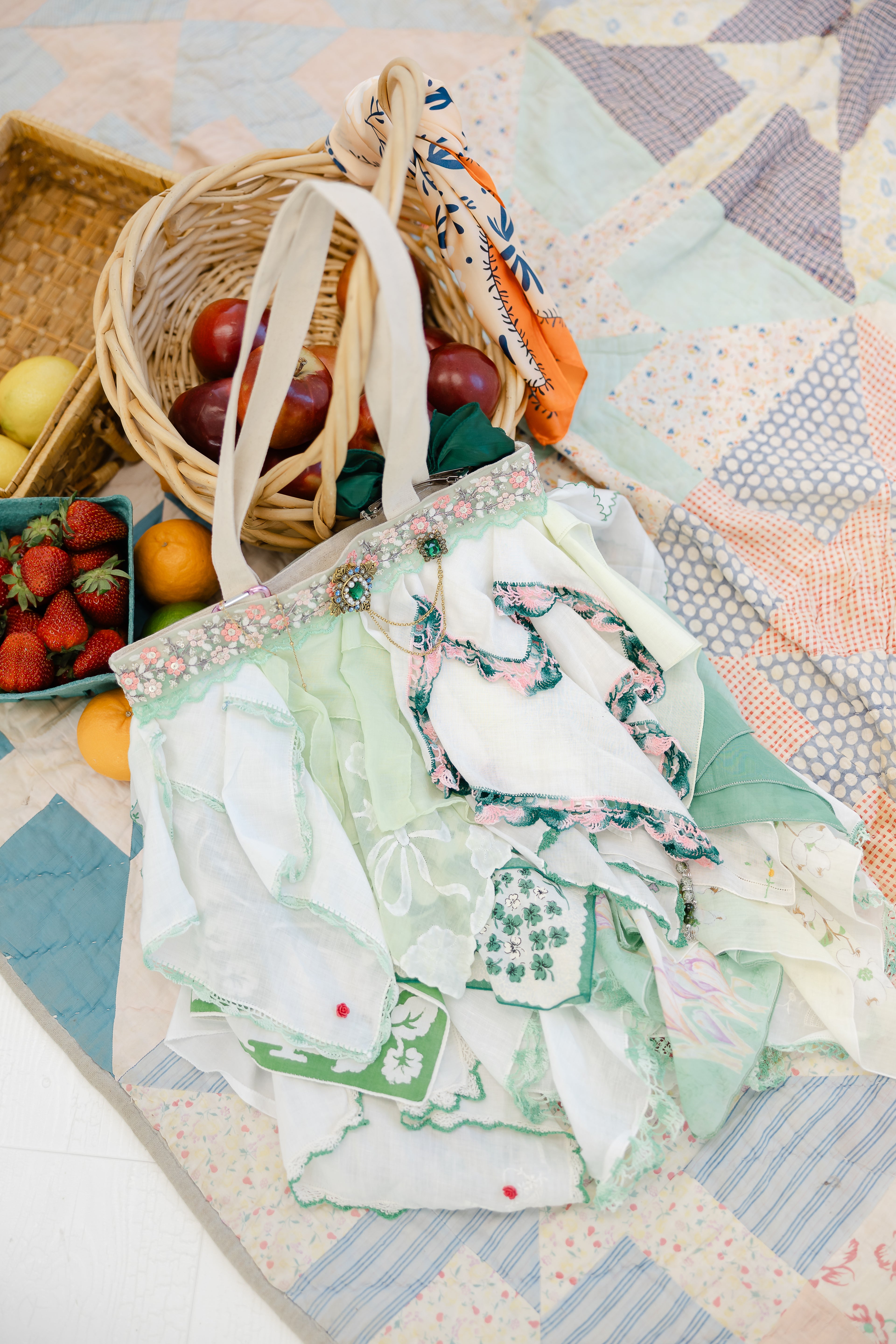 Picnic Date Bag - Green