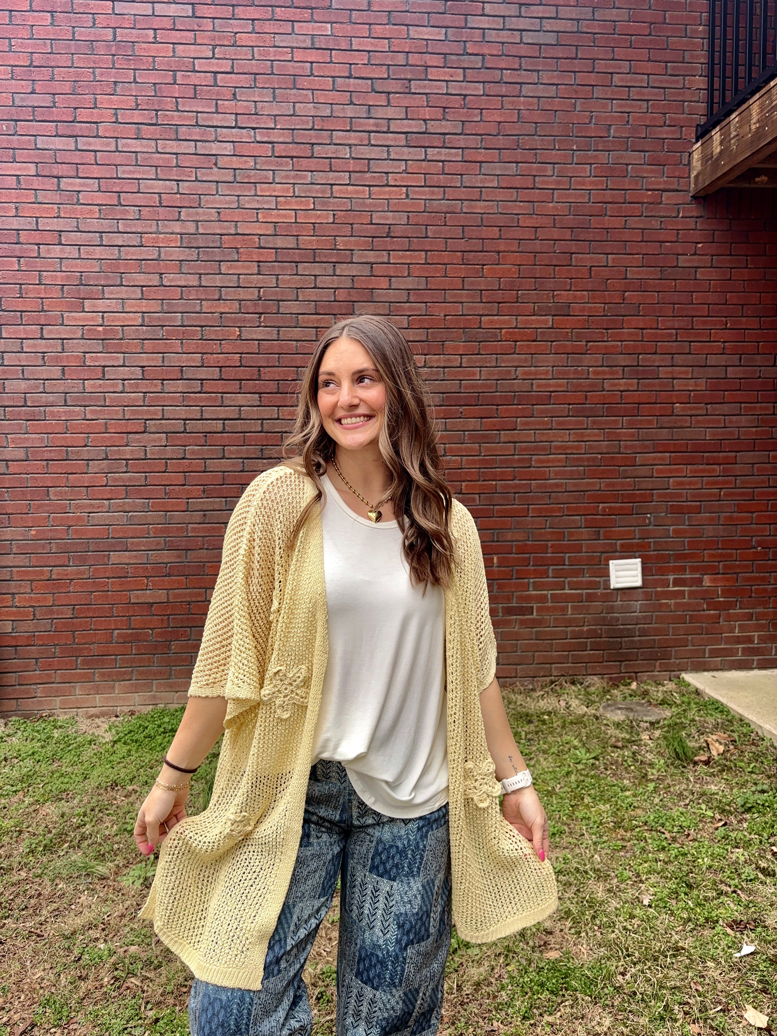 Buttercup Floral Kimono