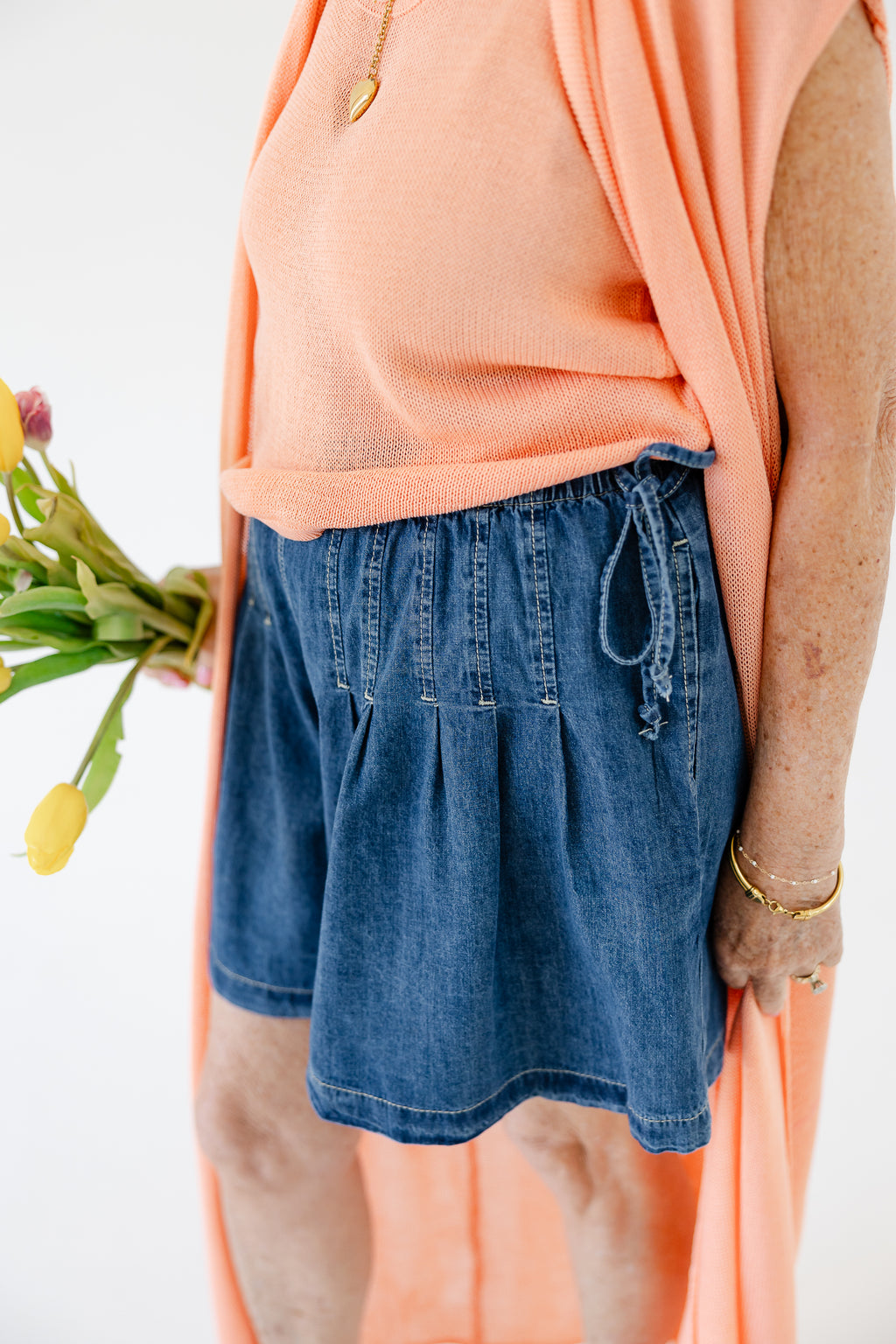 Pleated Party Shorts