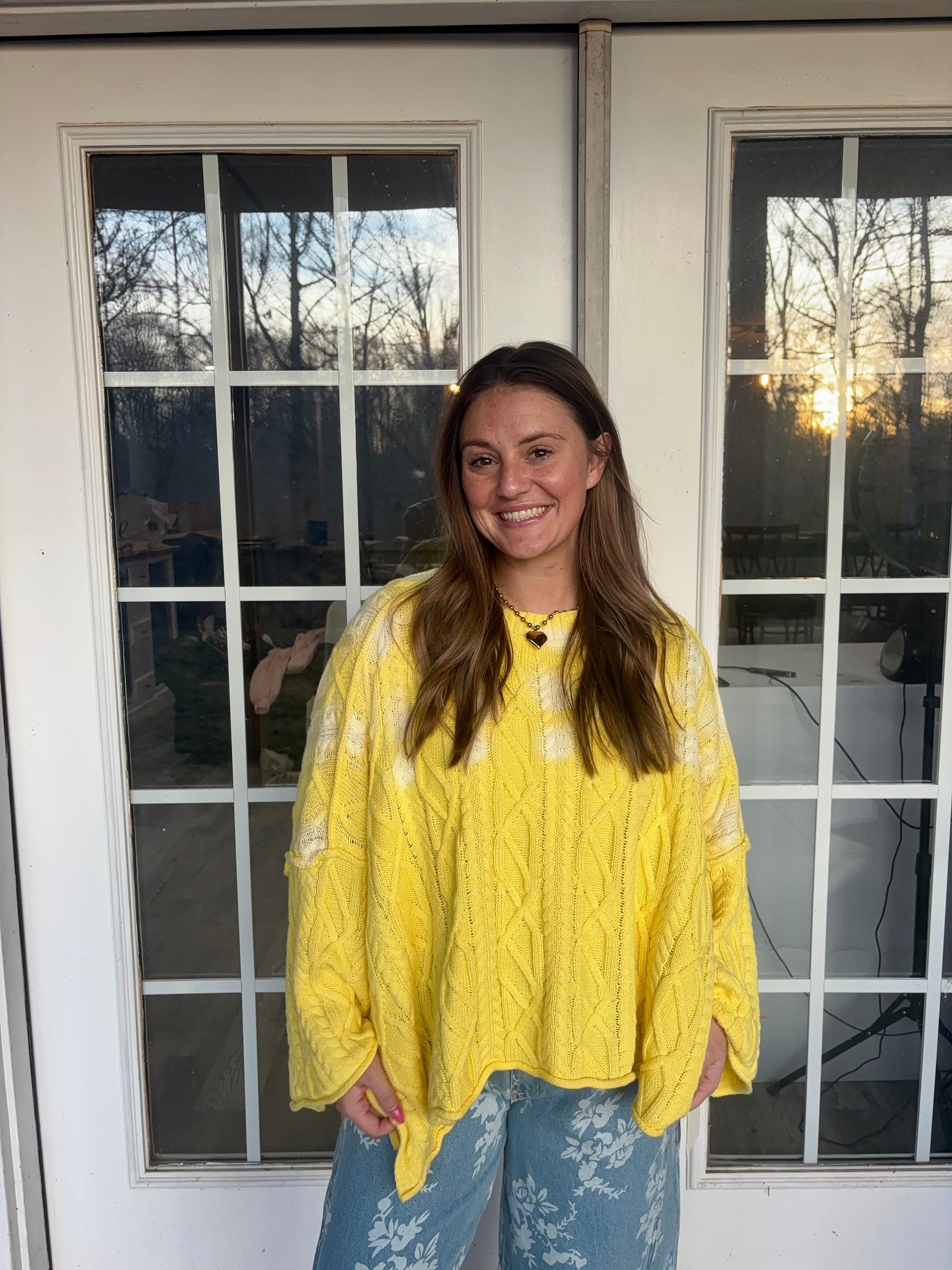 Butter Yellow Dyed Sweater