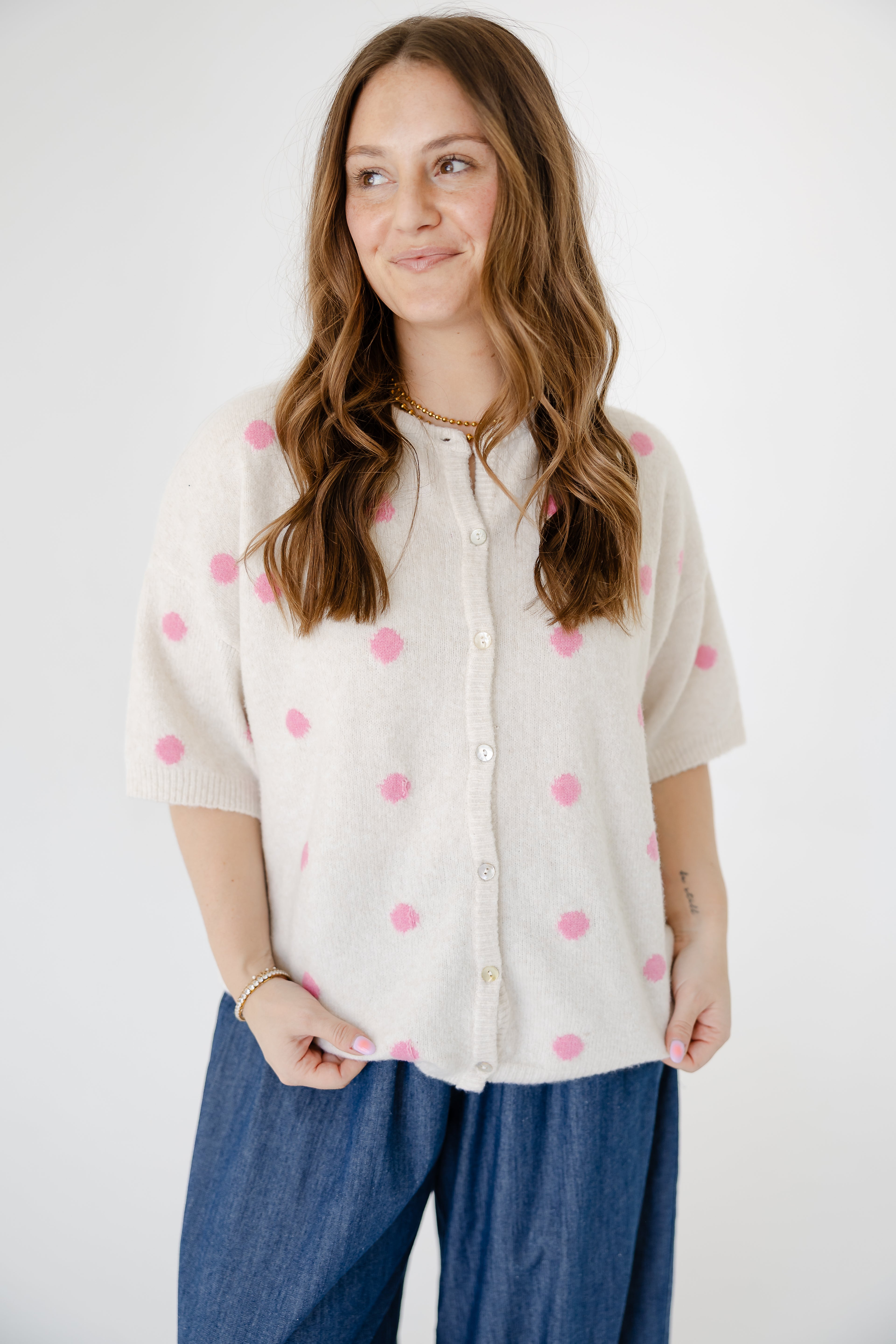 Polly Polka Dot Cardi