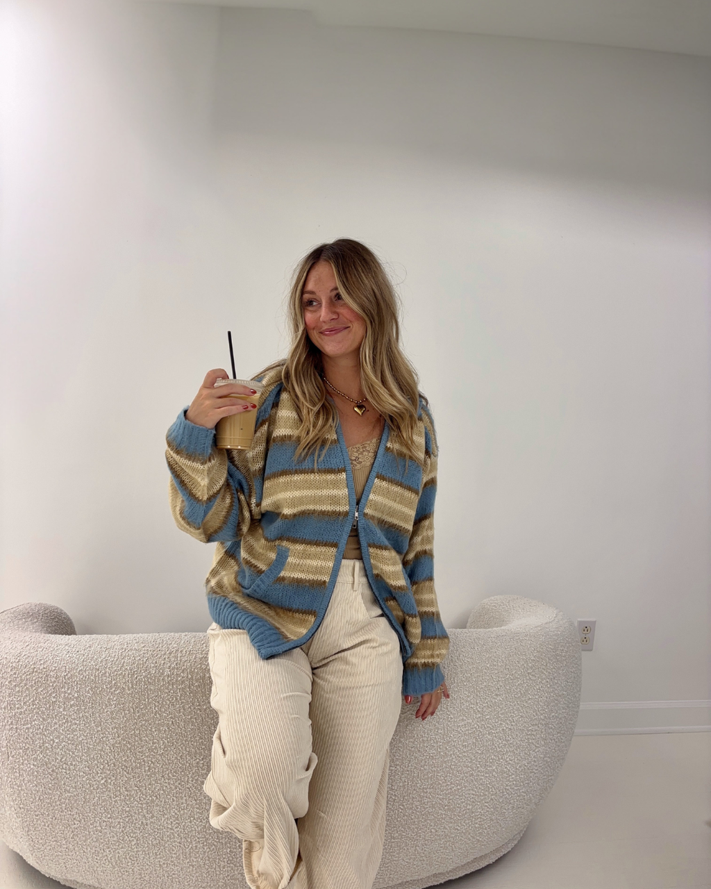 Mustard Seed Striped Jacket