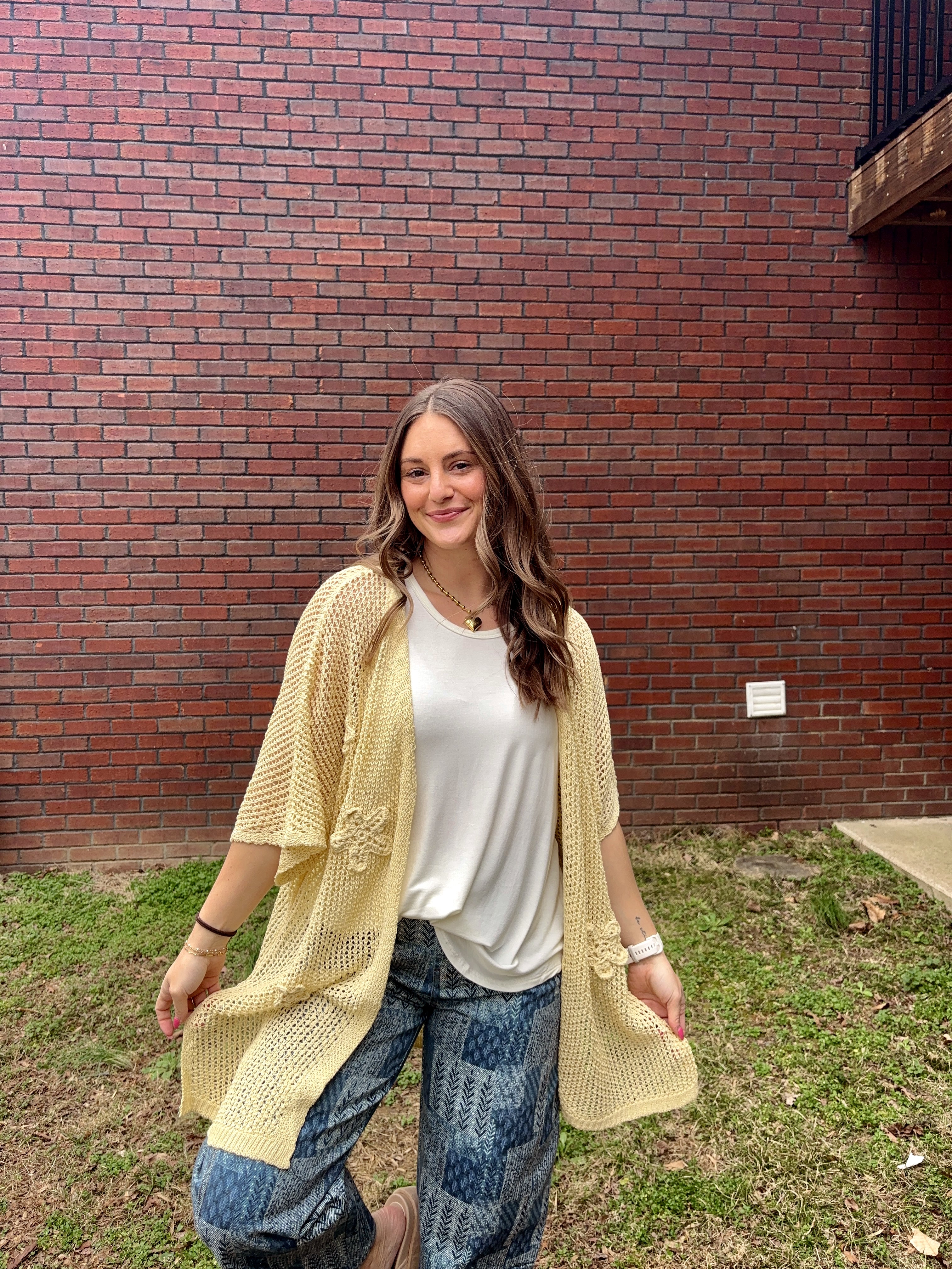 Buttercup Floral Kimono