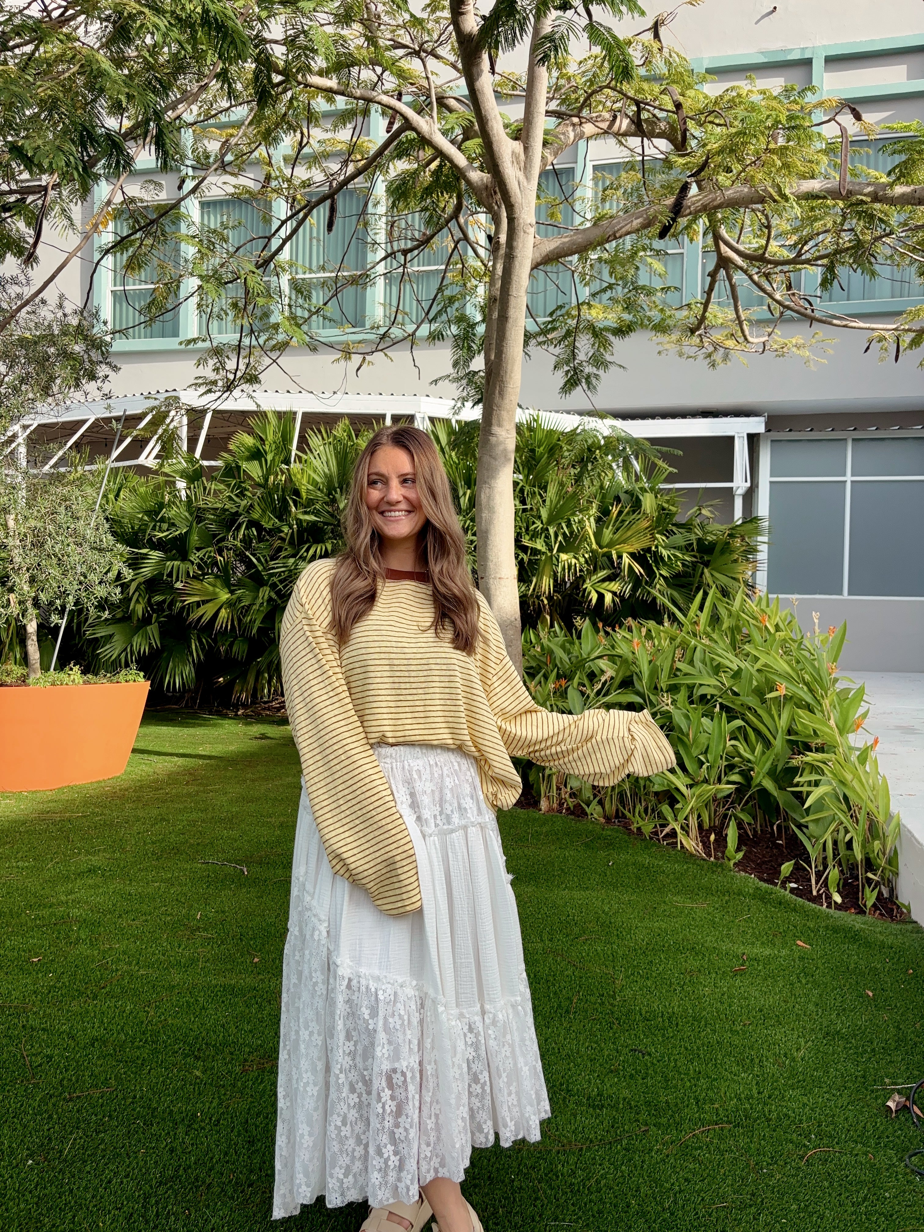 Lemonade Striped Top