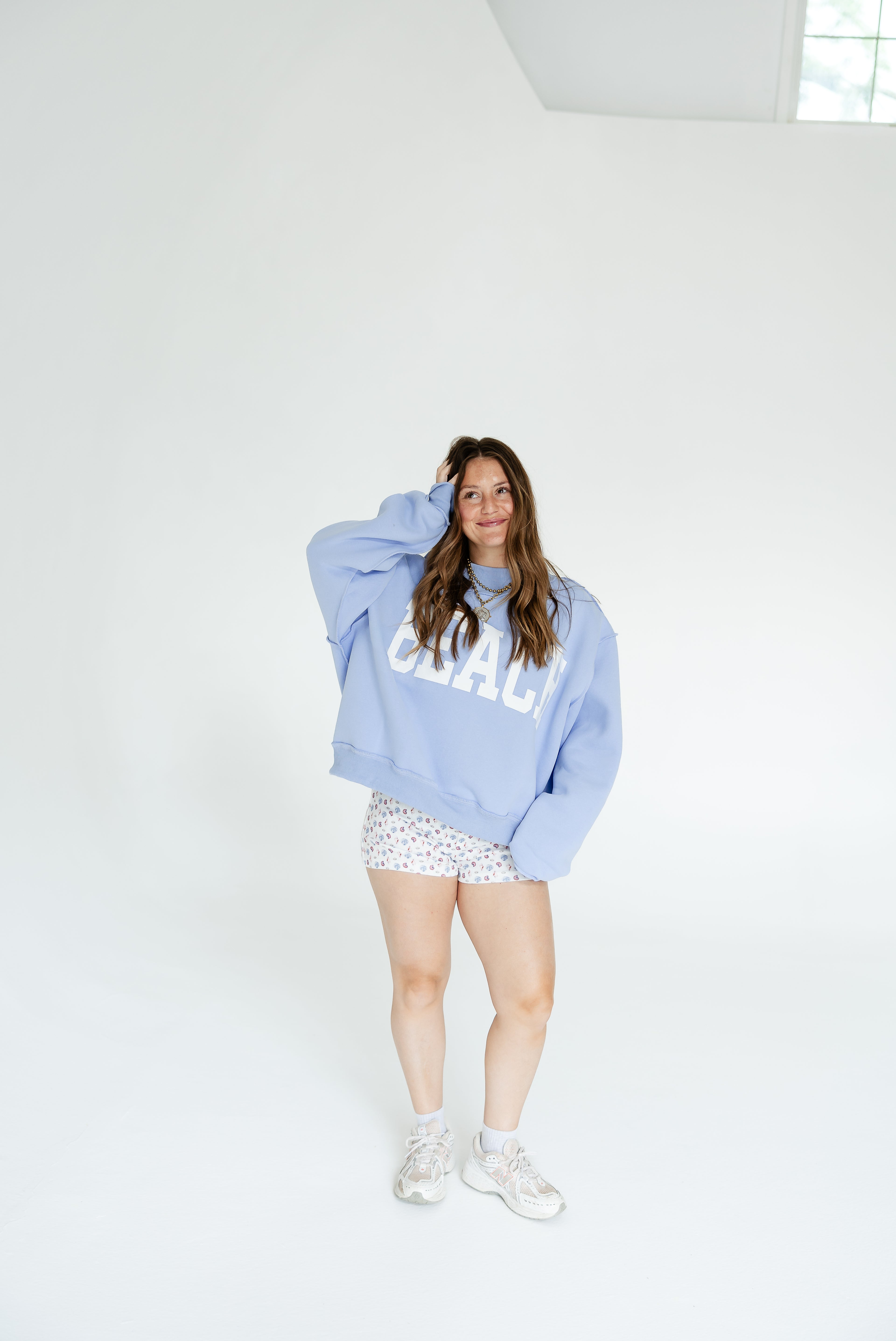 Beach & Lake Reversible Mockneck
