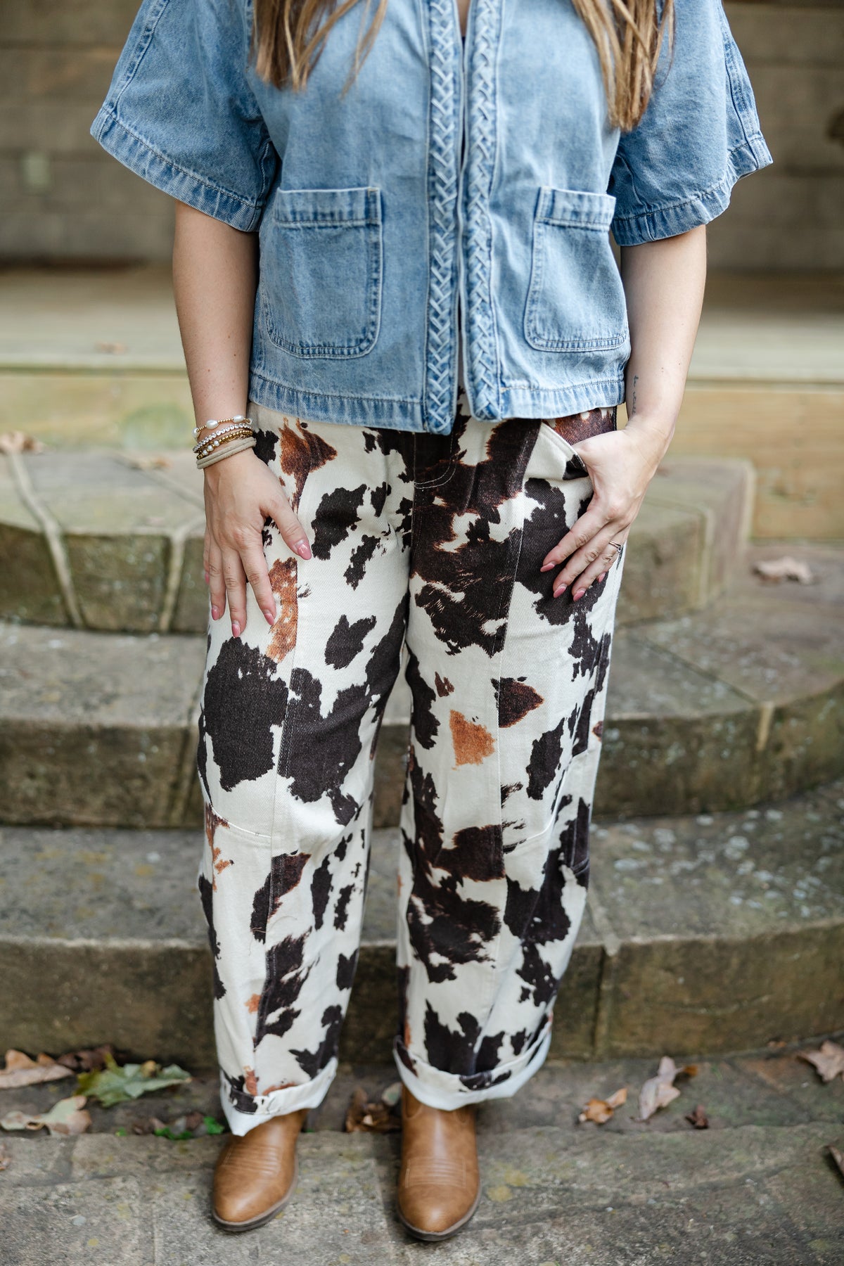 Backroad Babe Printed Jeans