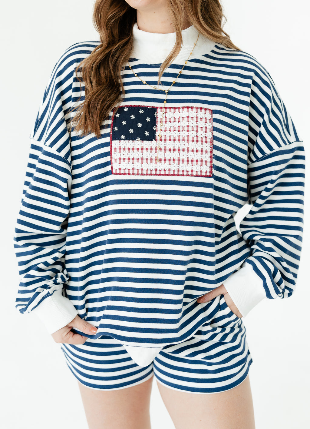 Blooming Flag Striped Set