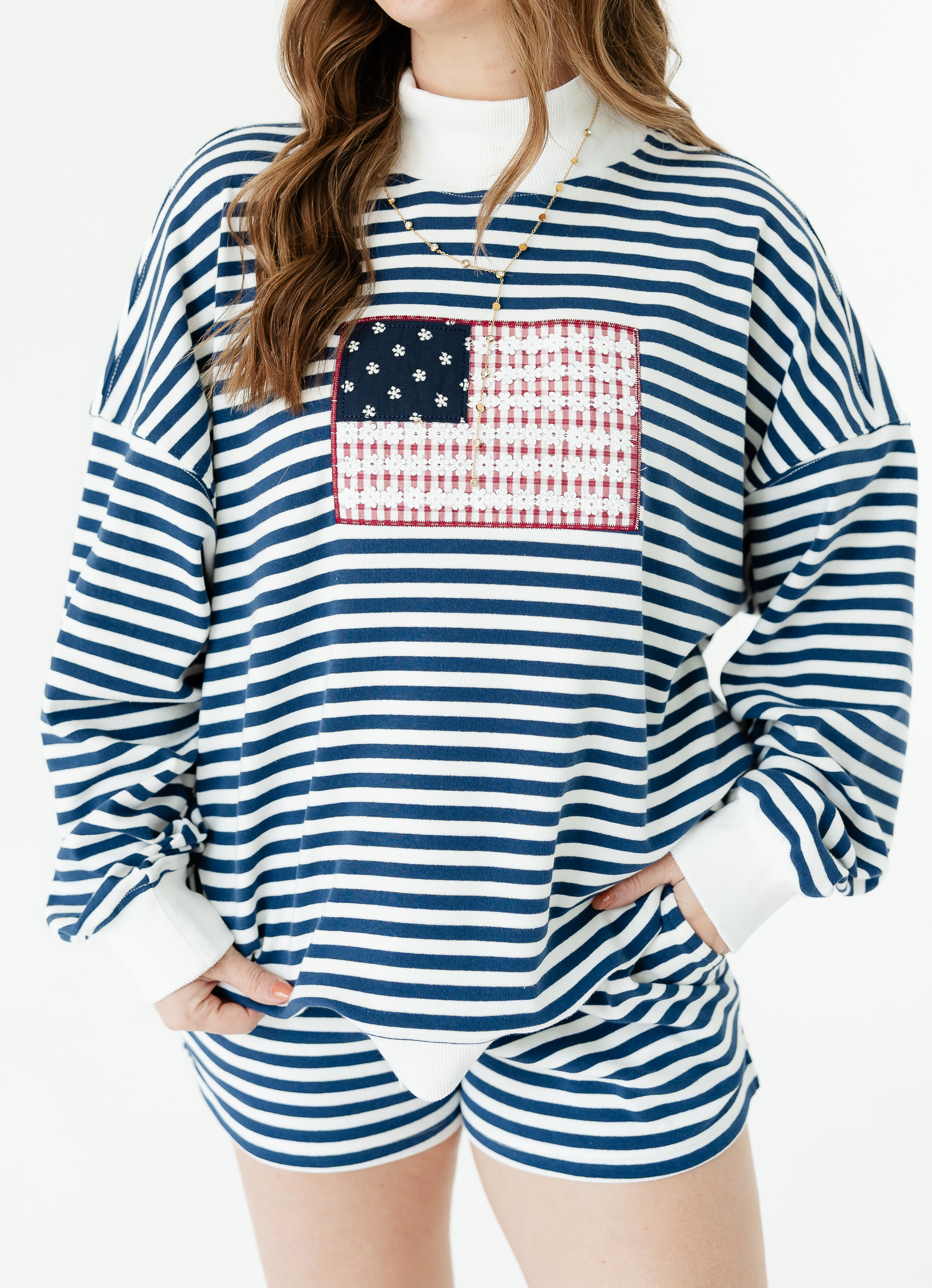 Blooming Flag Striped Set