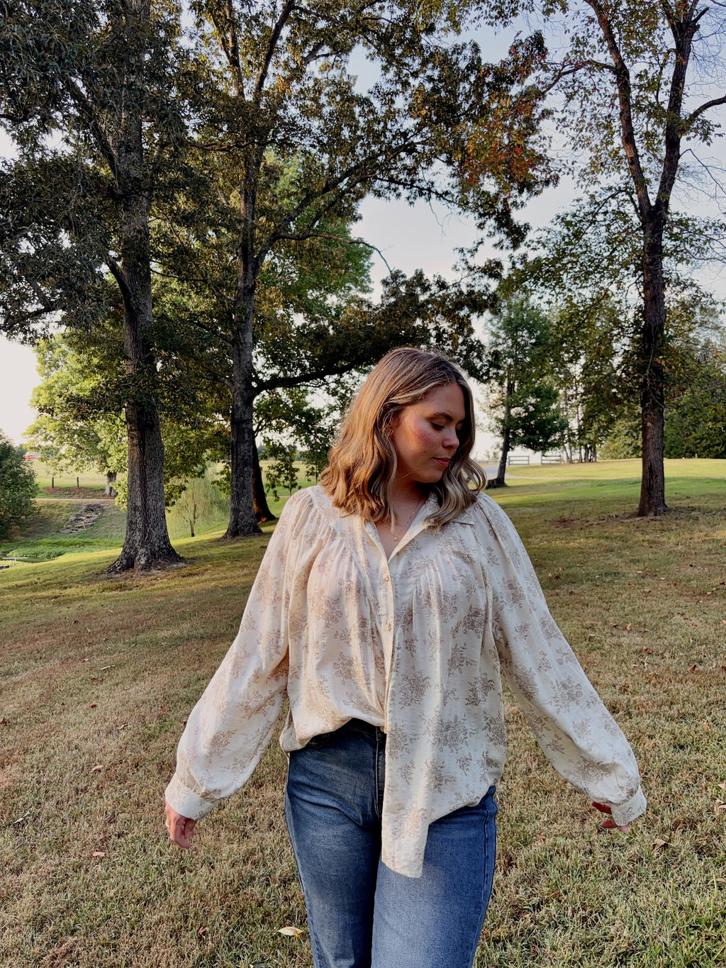Luna Floral Top