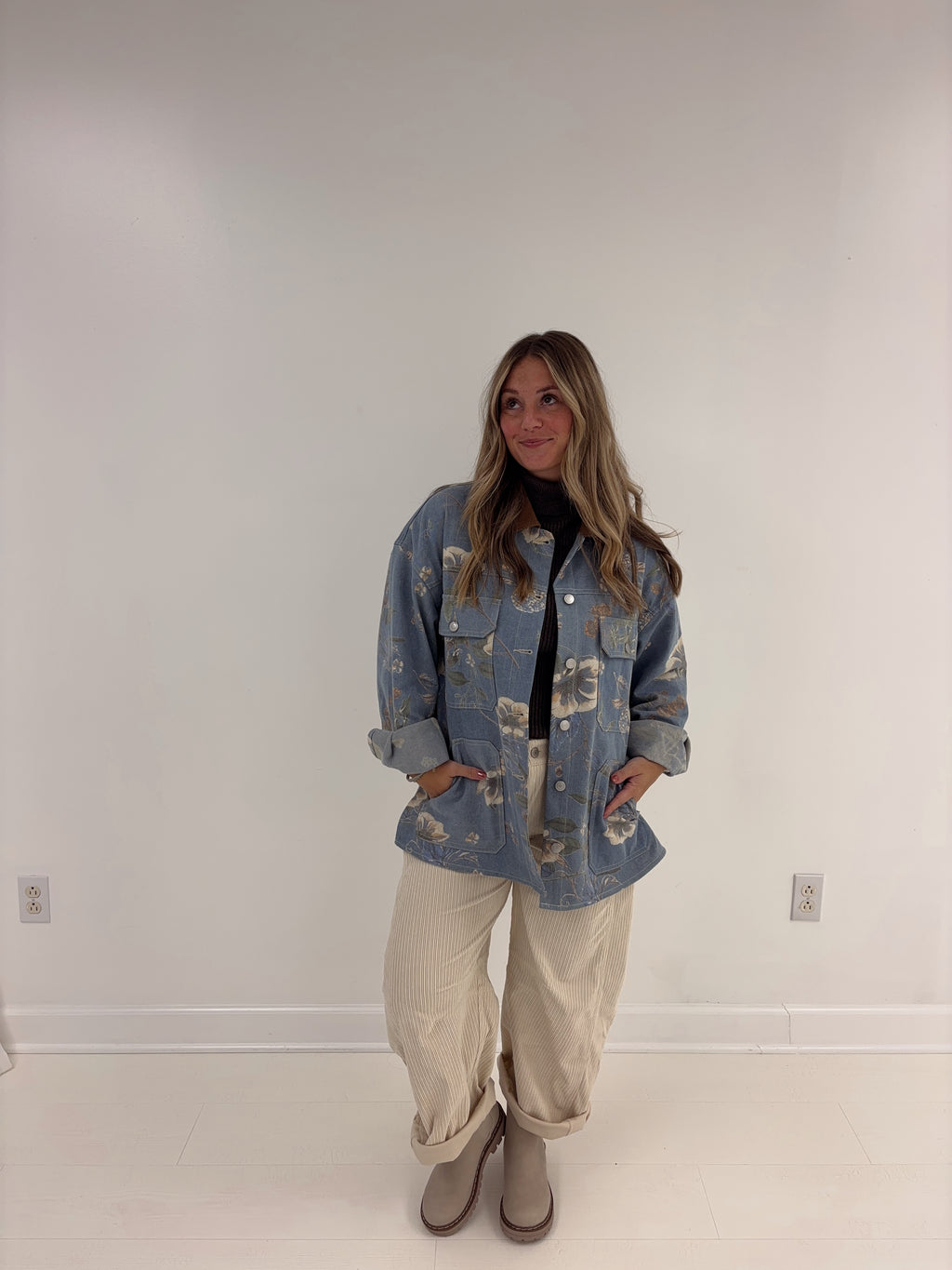 Finley Floral Barn Jacket